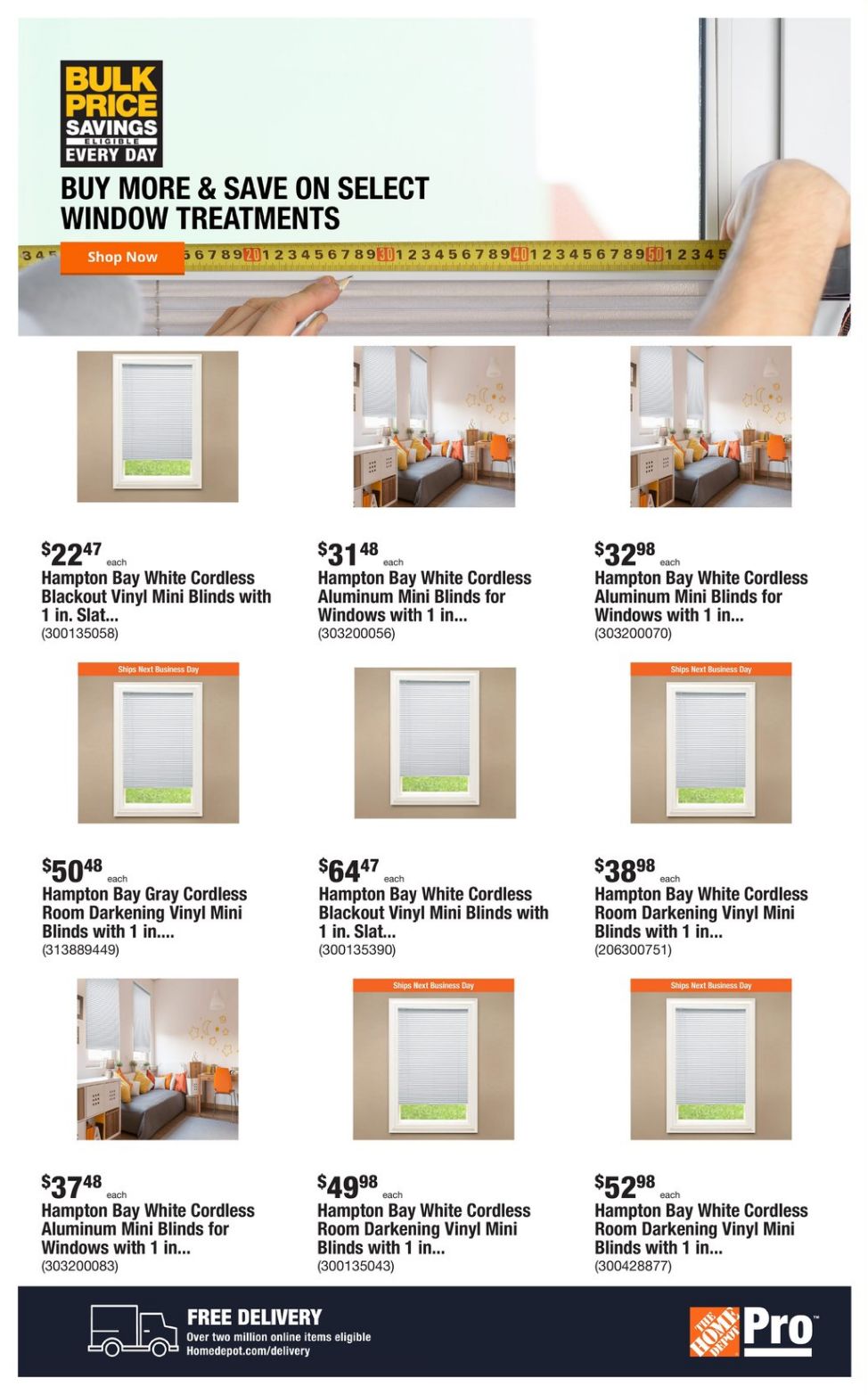 Home Depot Ad from 10/16/2023