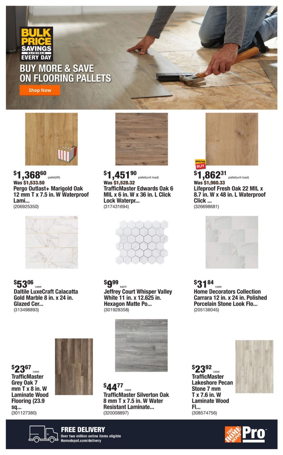 Home Depot Ad from 10/23/2023