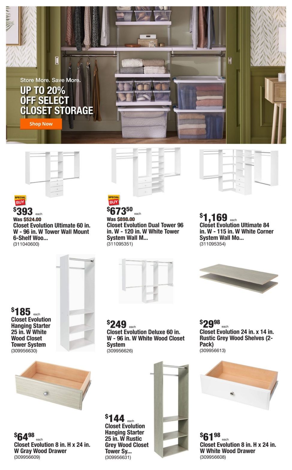 Home Depot Ad from 12/28/2023