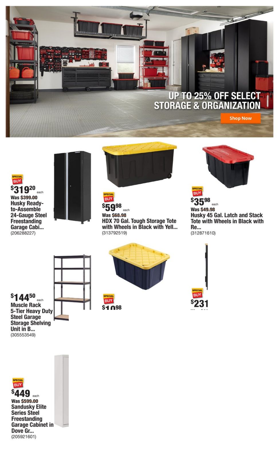 Home Depot Ad from 01/01/2024