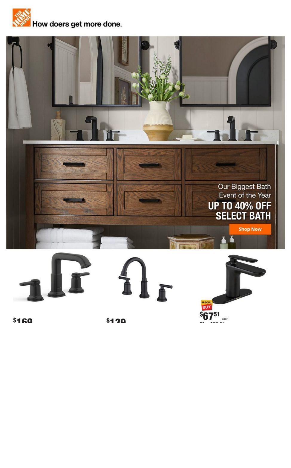 Home Depot Ad from 01/18/2024