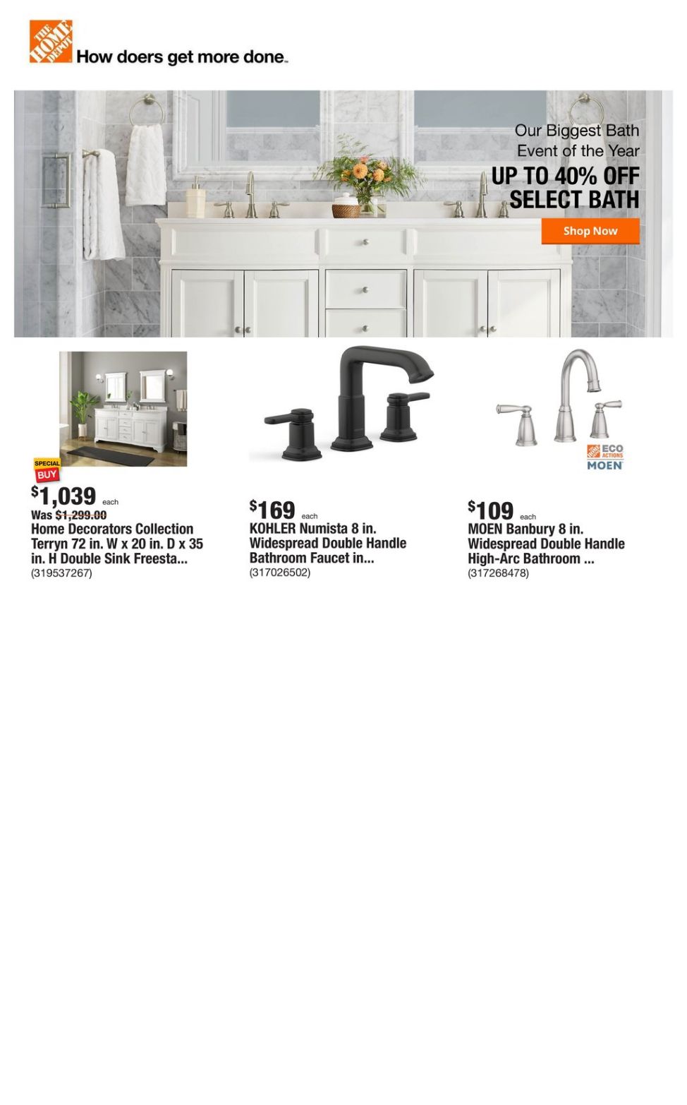 Home Depot Ad from 02/01/2024