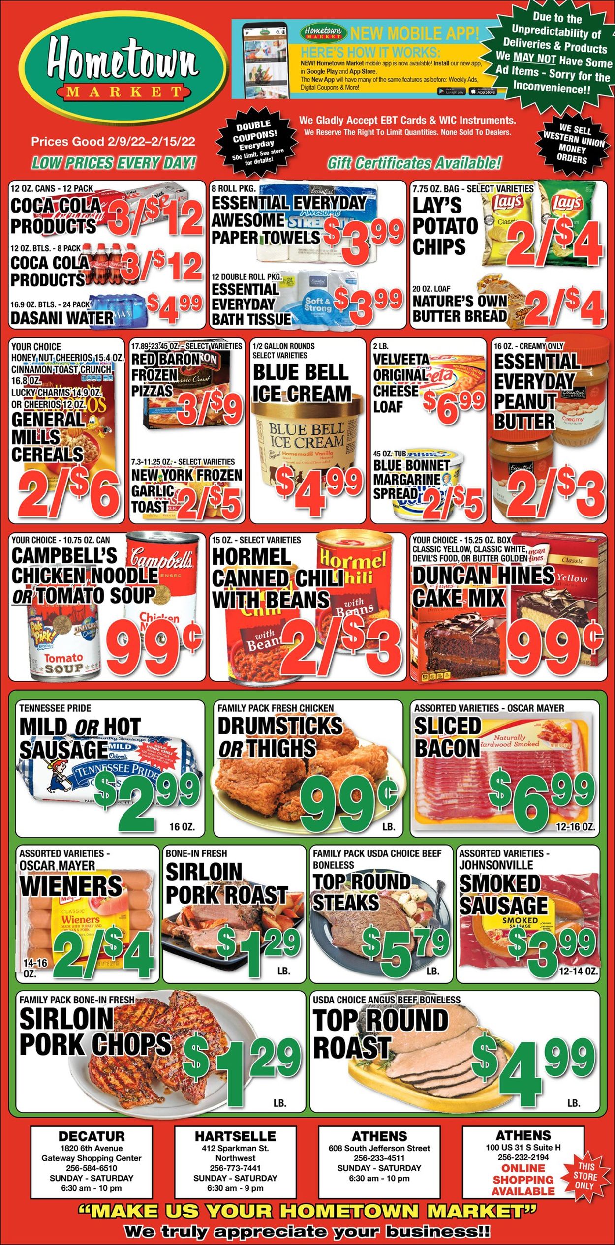 Hometown Market Ad from 02/09/2022