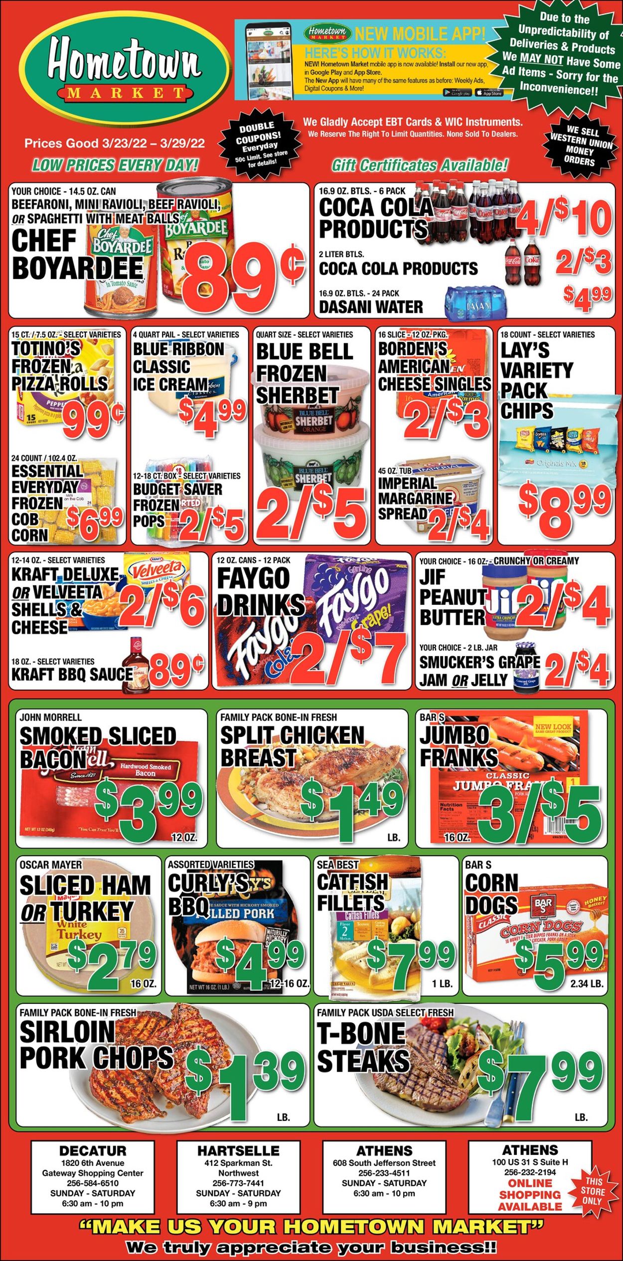 Hometown Market Ad from 03/23/2022