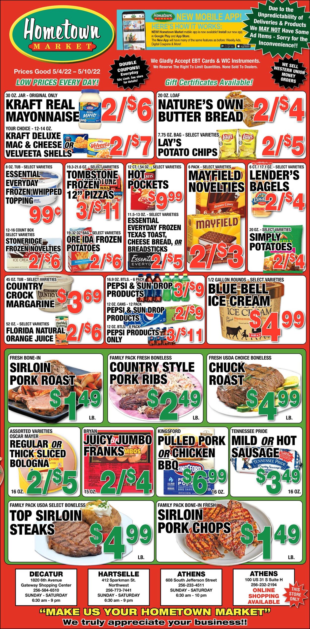 Hometown Market Ad from 05/04/2022