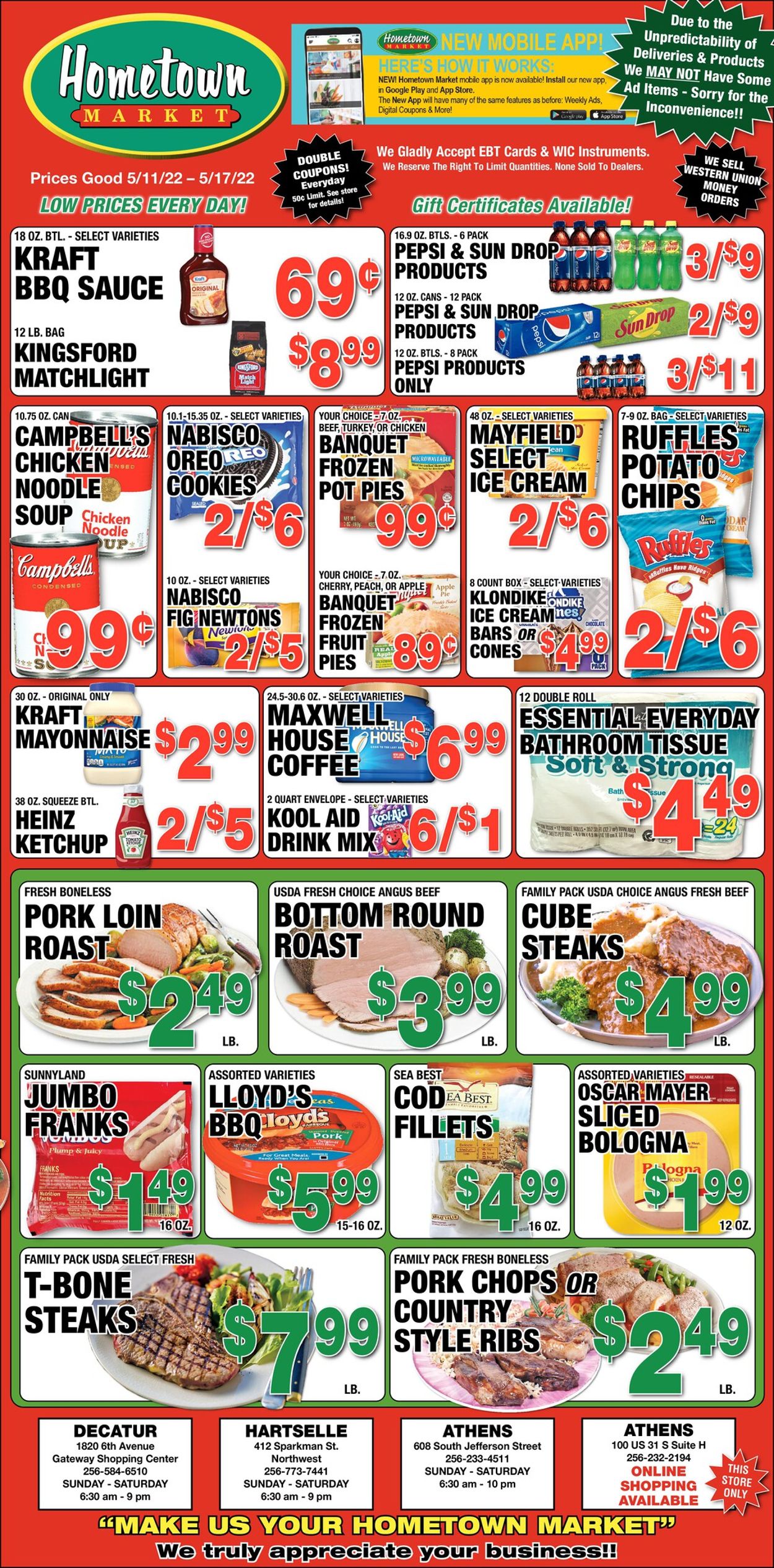 Hometown Market Ad from 05/11/2022