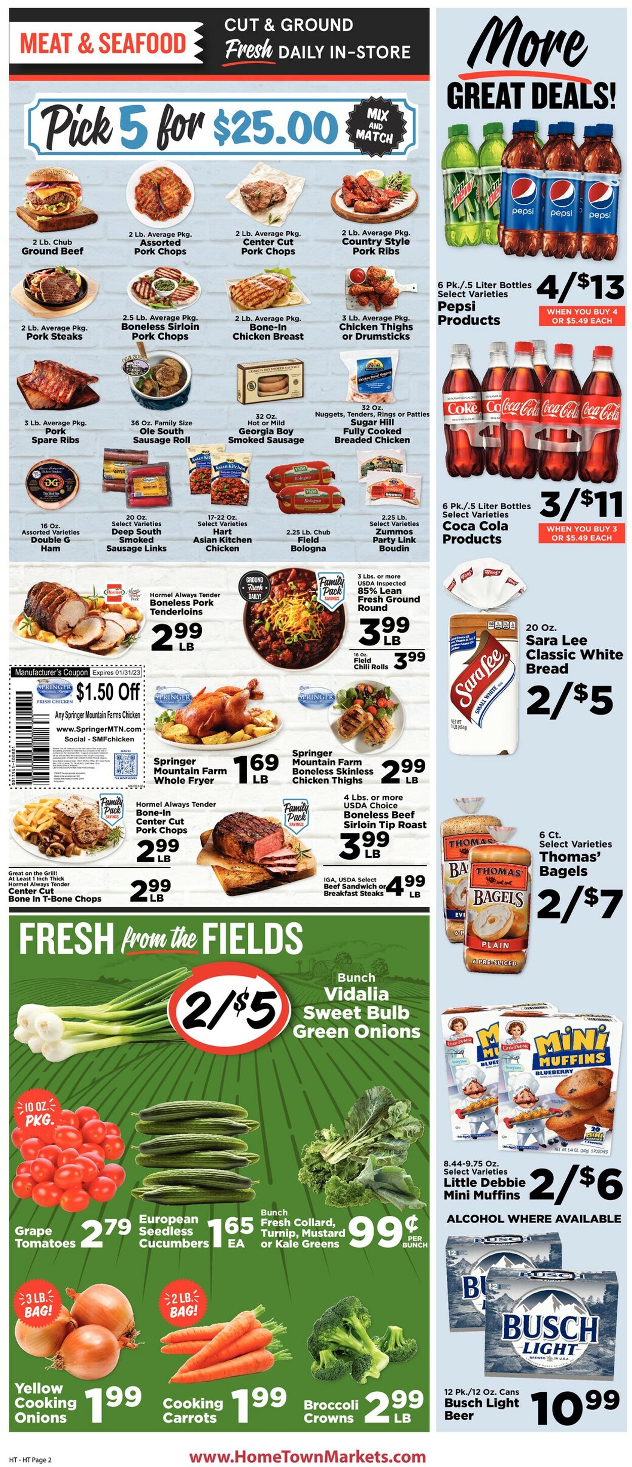Hometown Market Ad from 01/11/2023