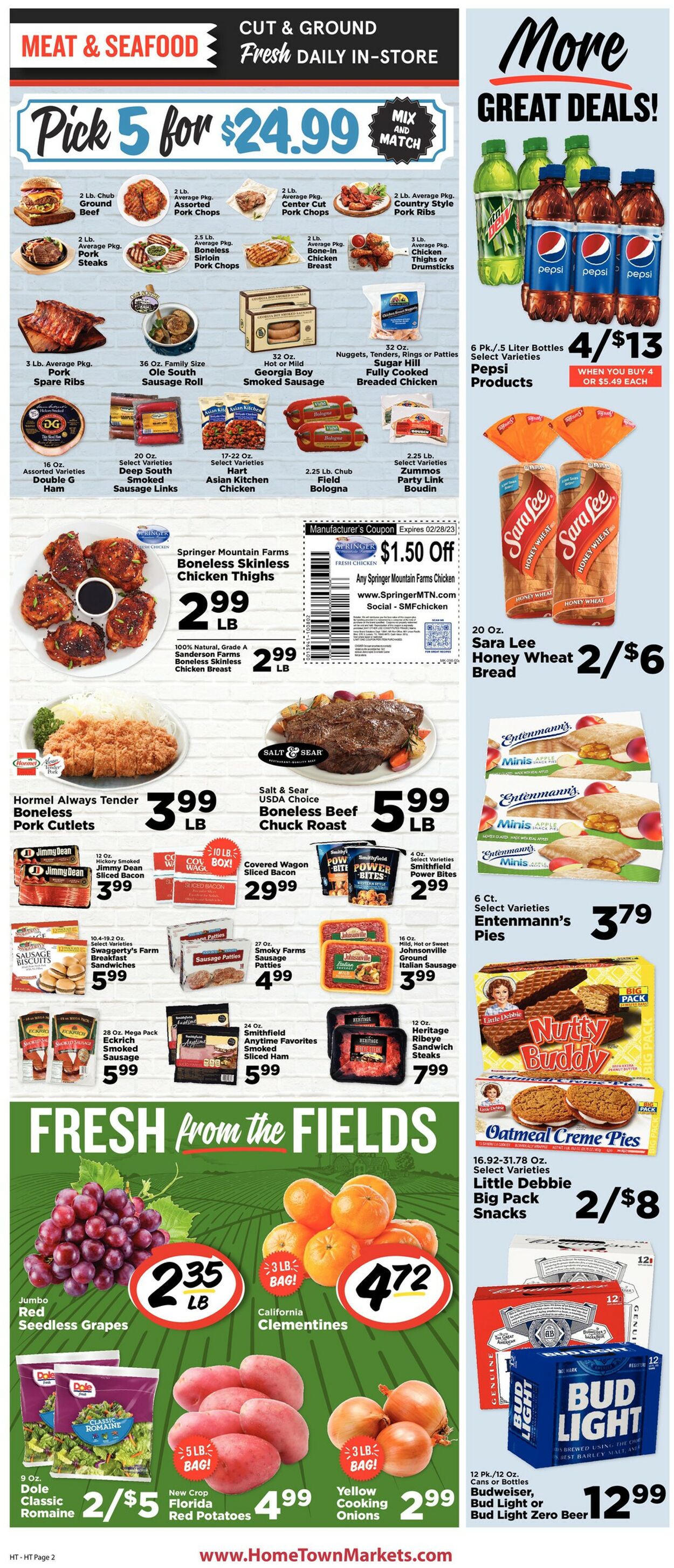 Hometown Market Ad from 02/22/2023