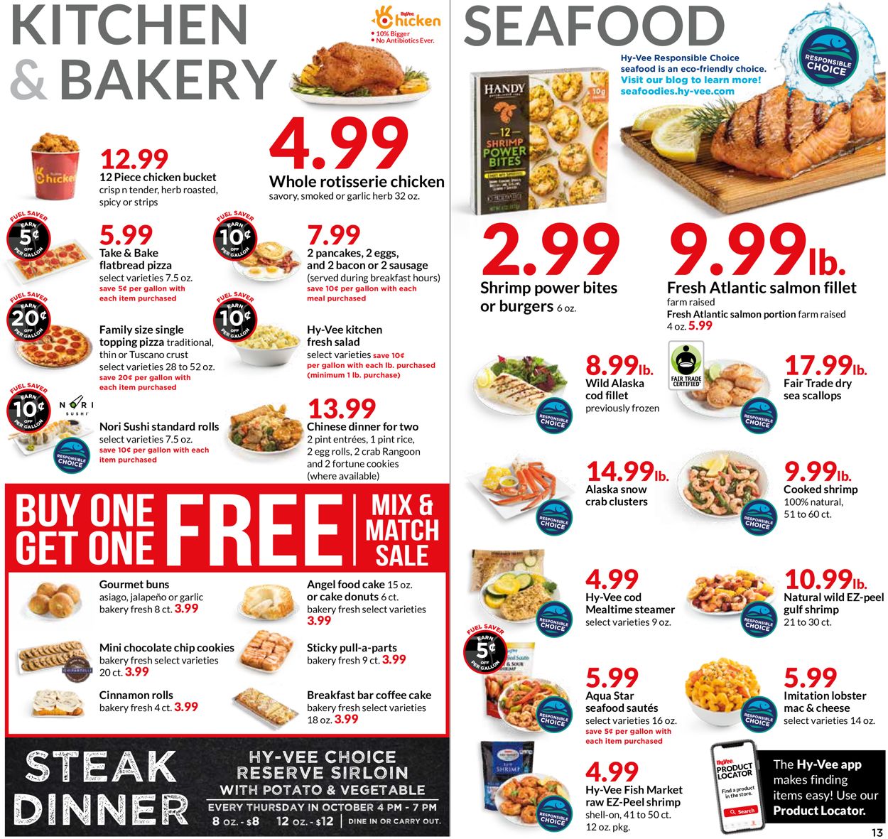 HyVee Ad from 10/09/2019