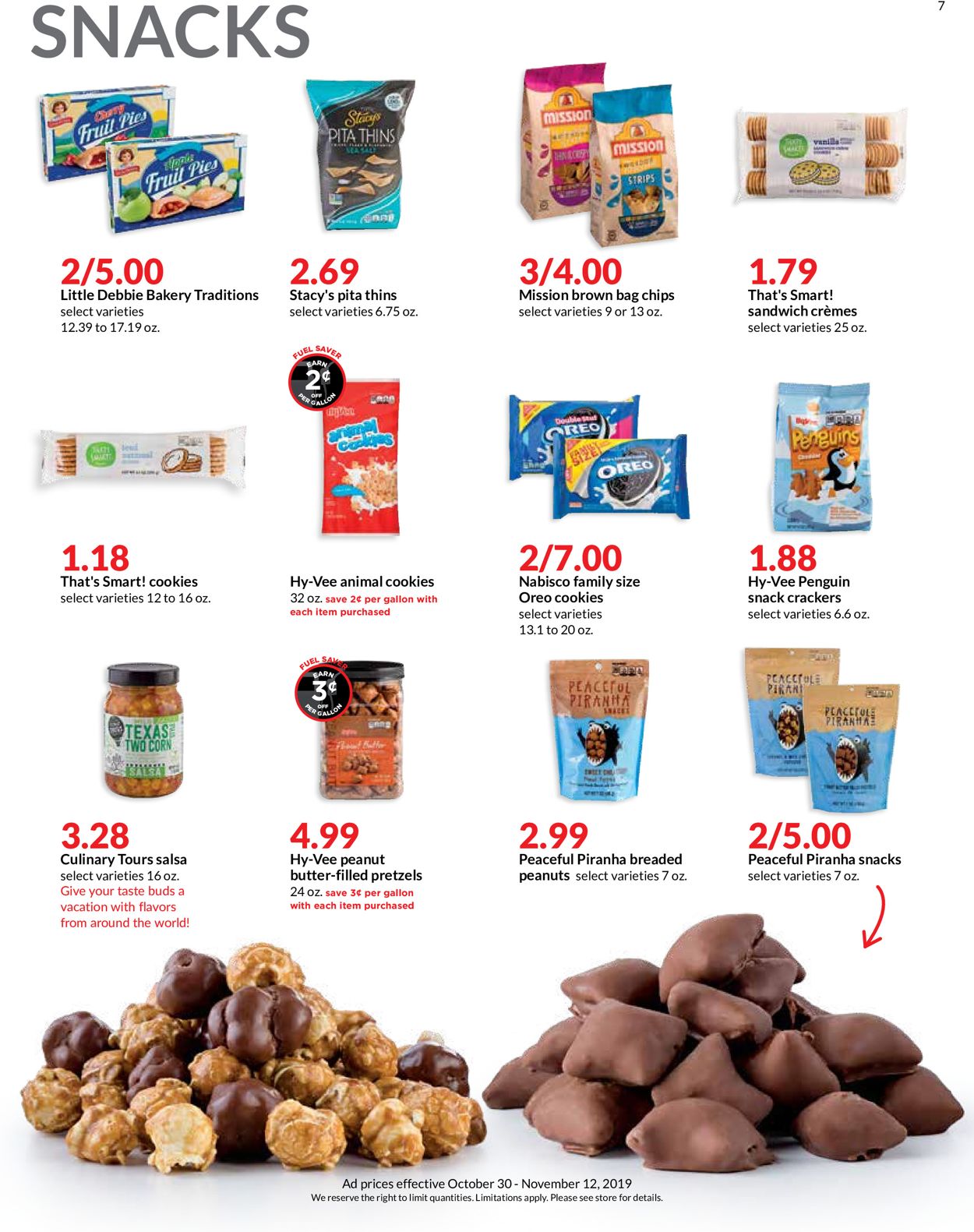 HyVee Ad from 10/30/2019