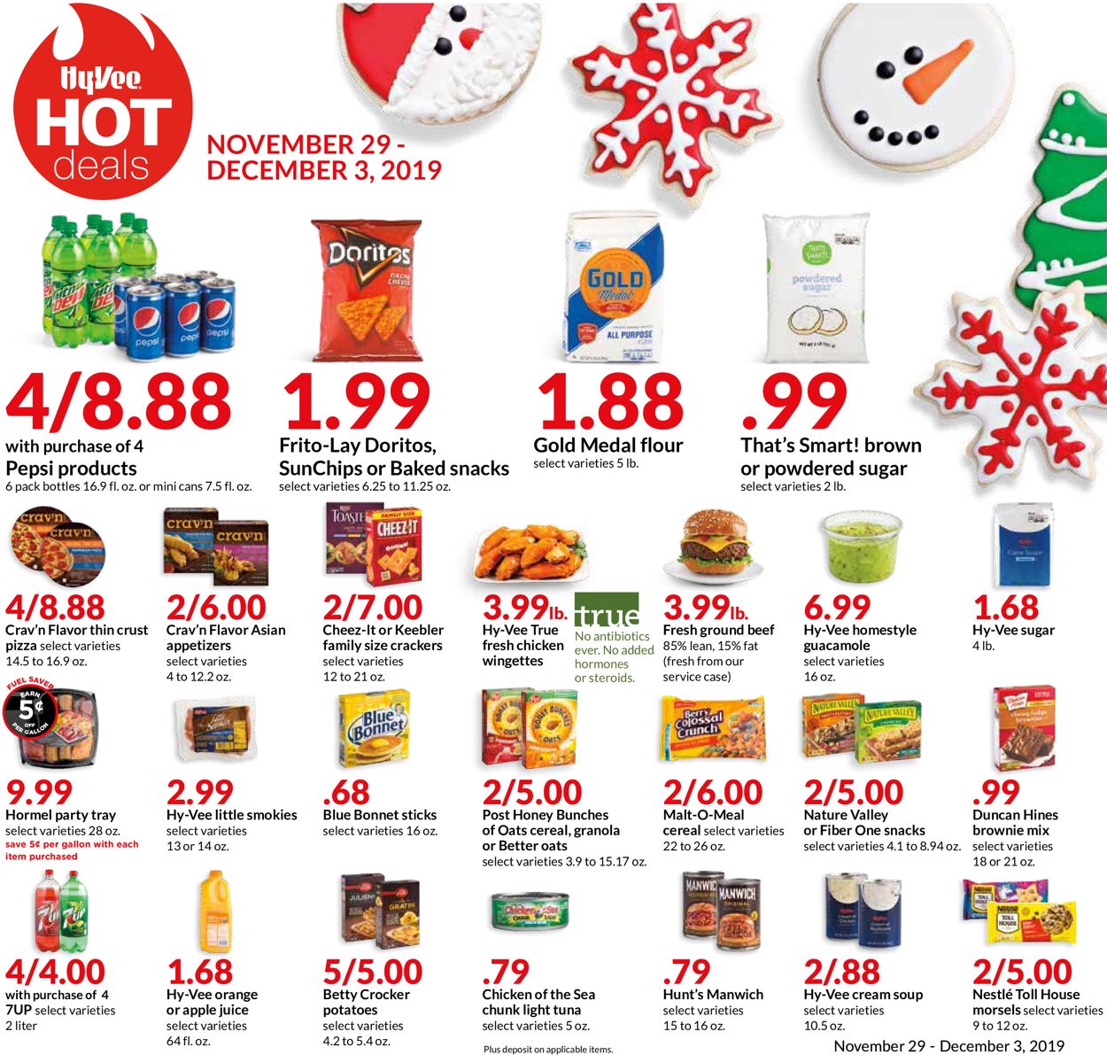 HyVee Ad from 11/29/2019