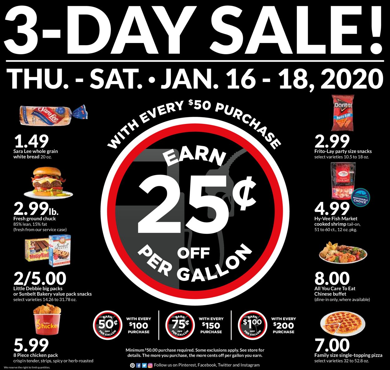 HyVee Ad from 01/16/2020