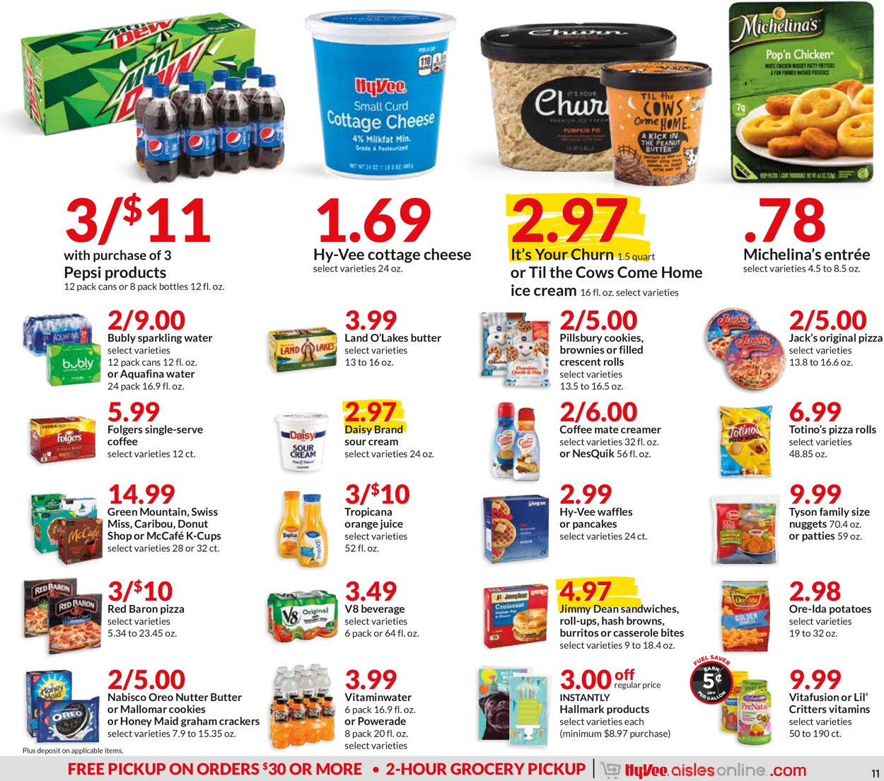 HyVee Ad from 10/21/2020