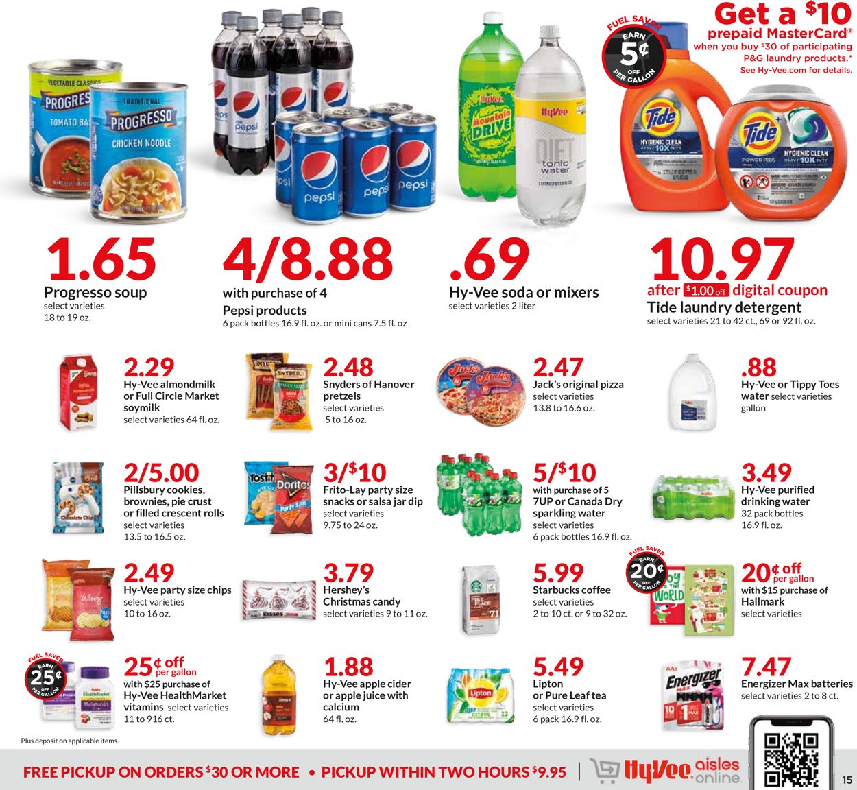 HyVee Ad from 12/16/2020