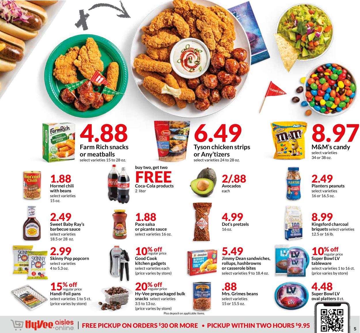 HyVee Ad from 02/03/2021
