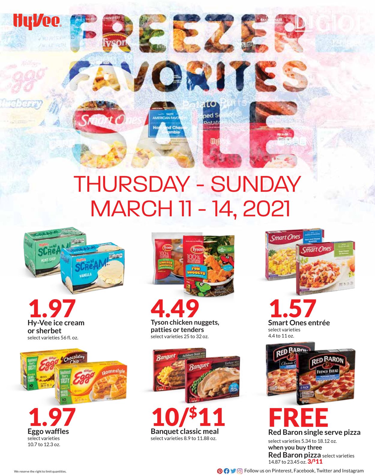 HyVee Ad from 03/11/2021