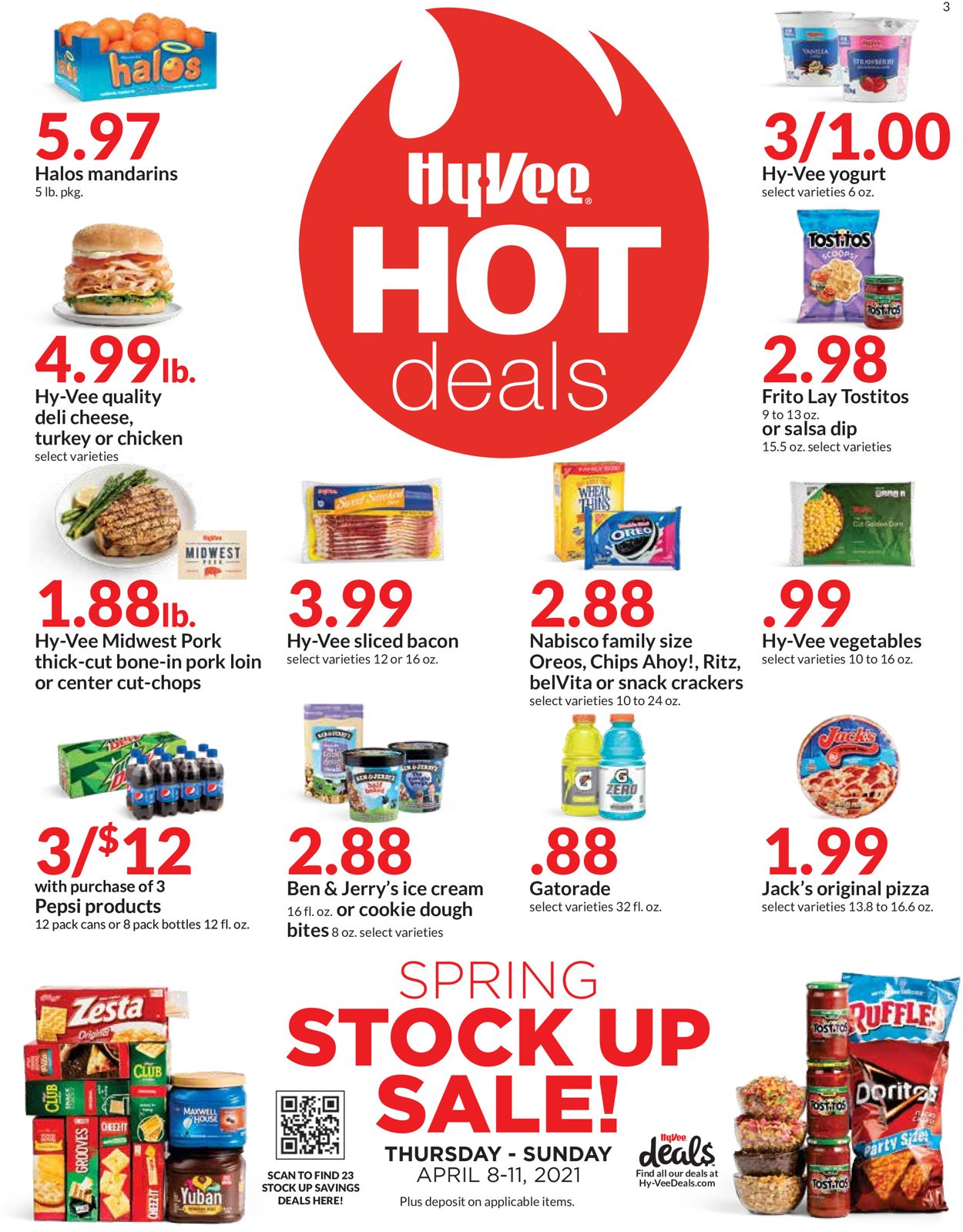 HyVee Ad from 04/07/2021