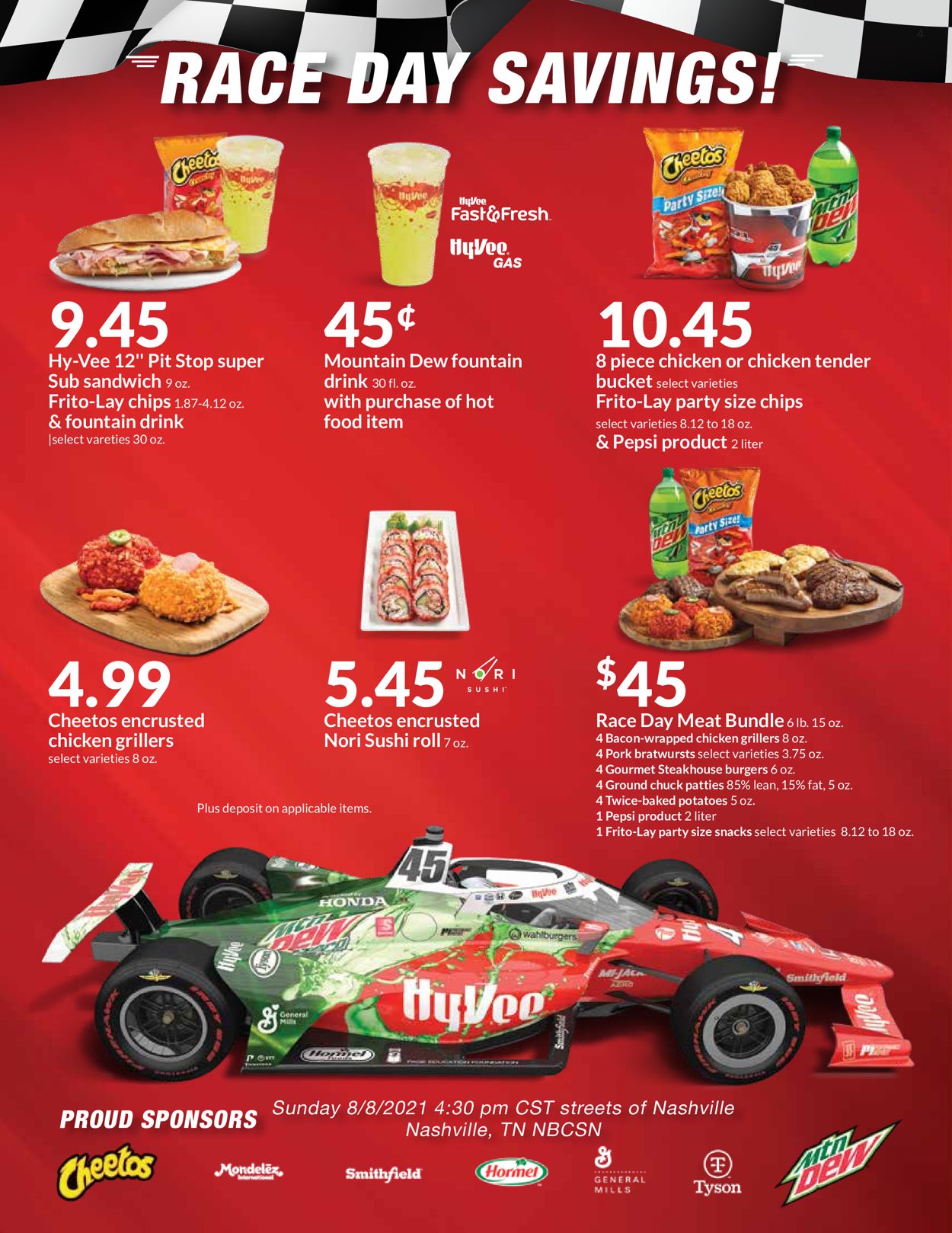 HyVee Ad from 08/04/2021