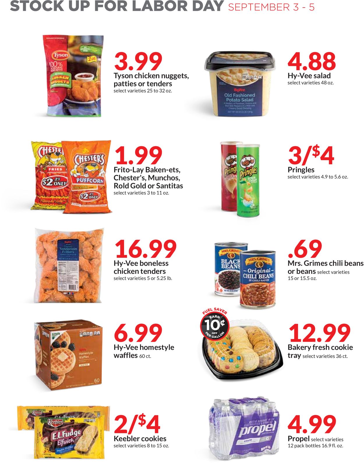 HyVee Ad from 09/03/2021