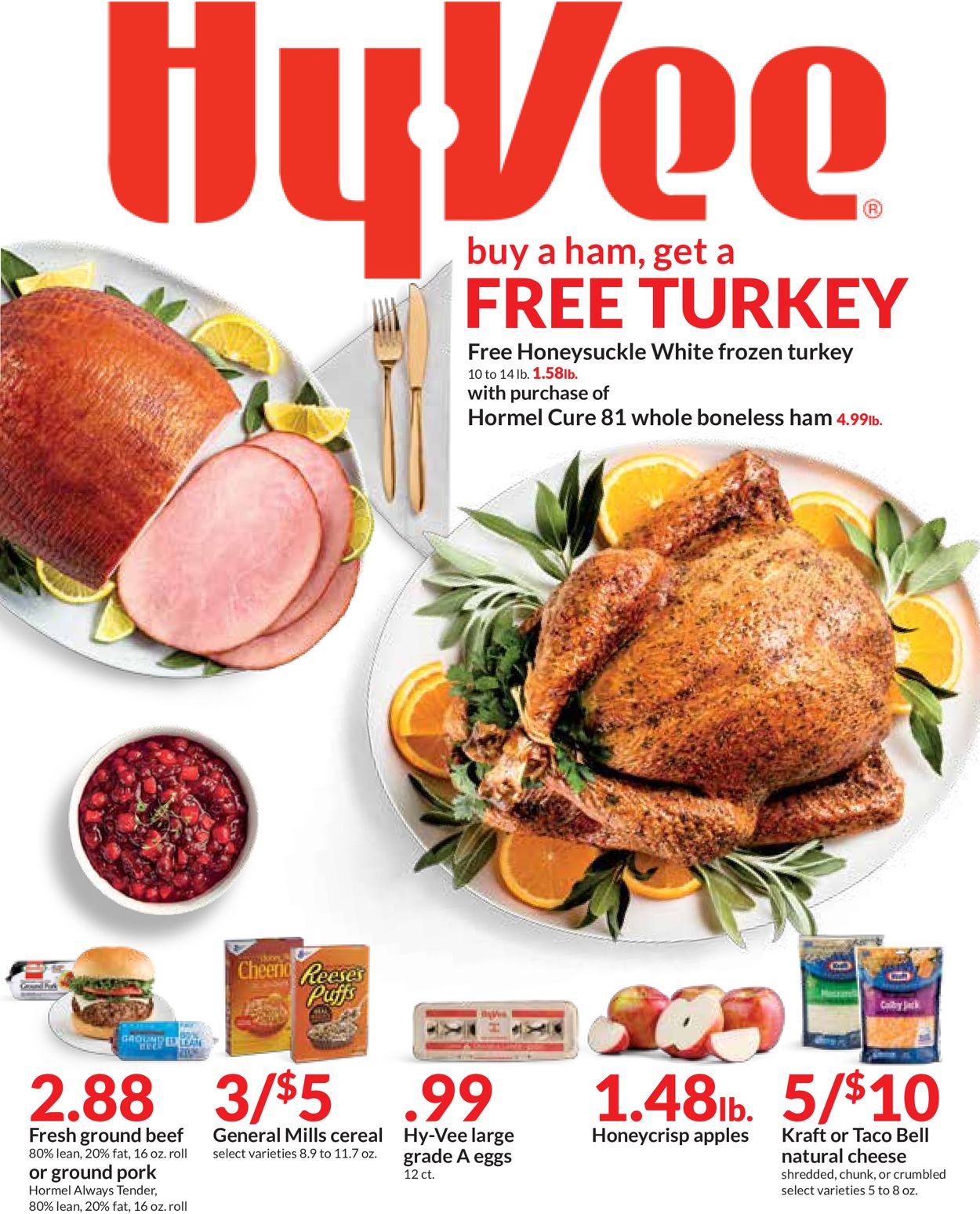 HyVee Ad from 11/10/2021