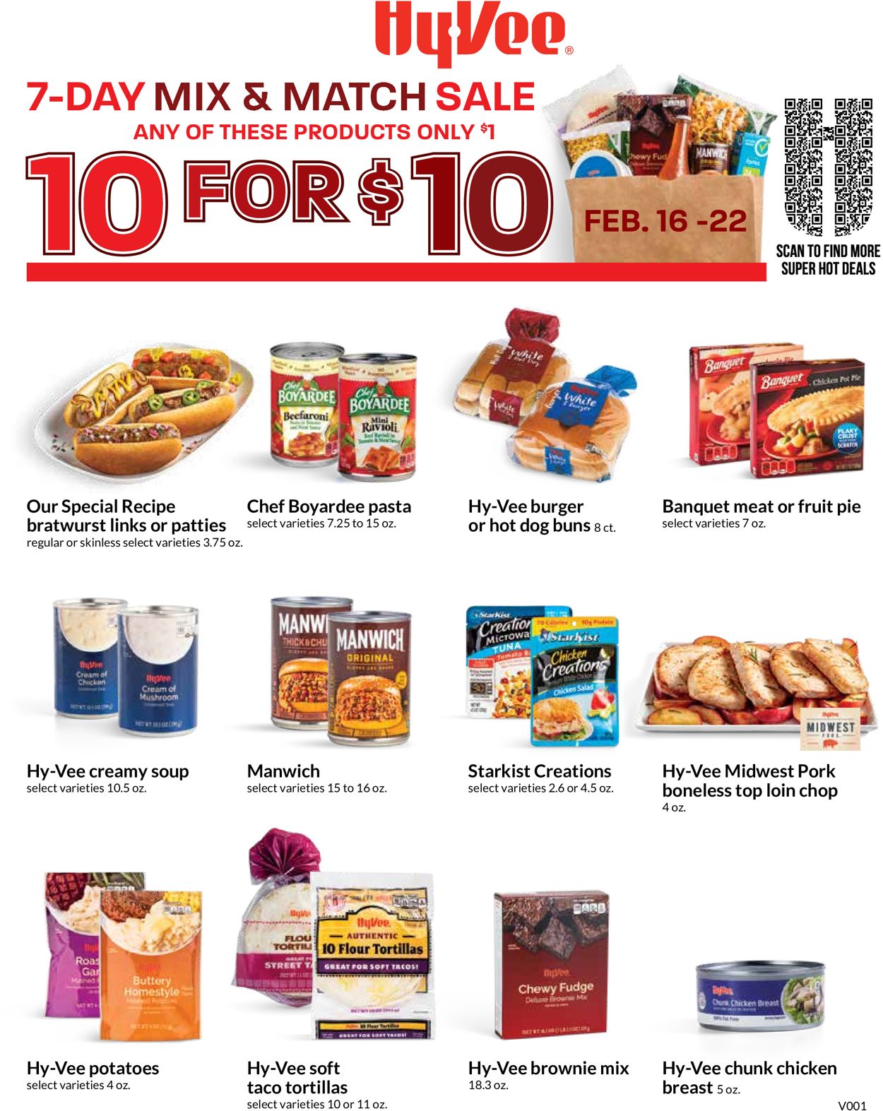 HyVee Ad from 02/16/2022