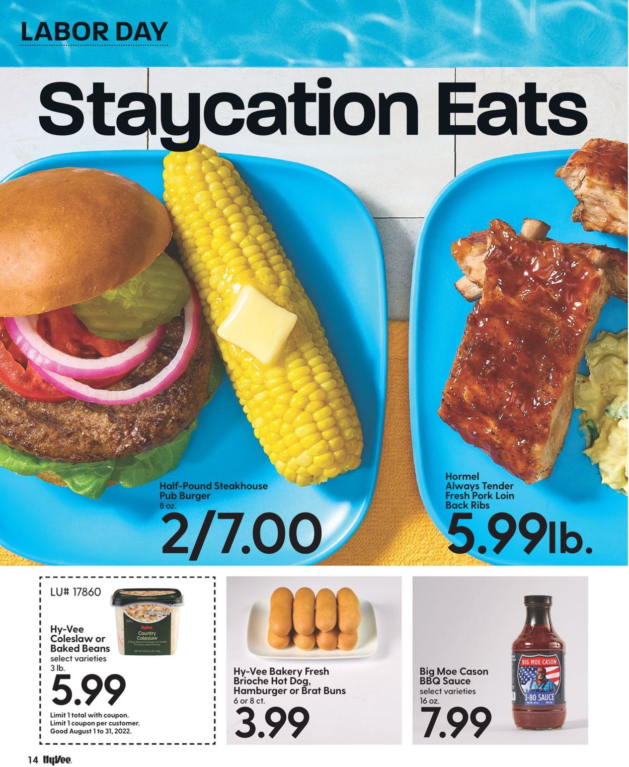 HyVee Ad from 08/01/2022