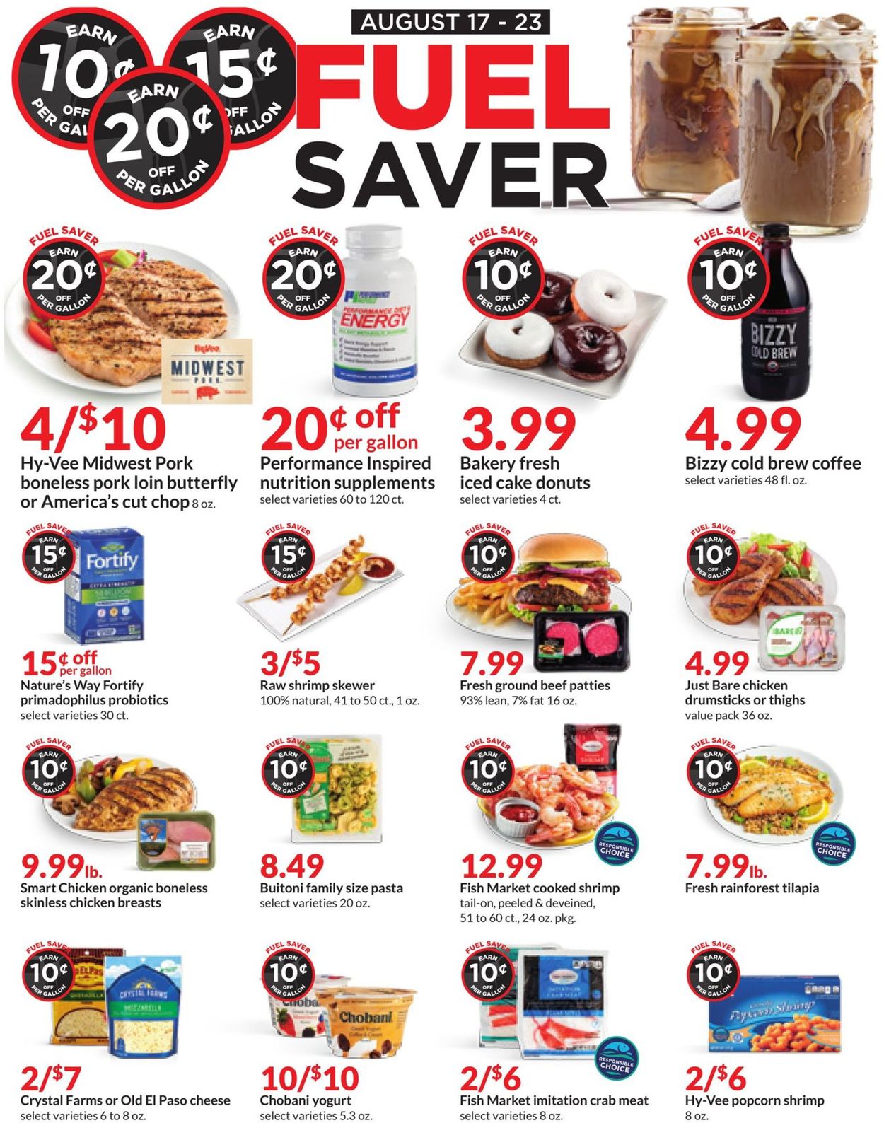 HyVee Ad from 08/17/2022