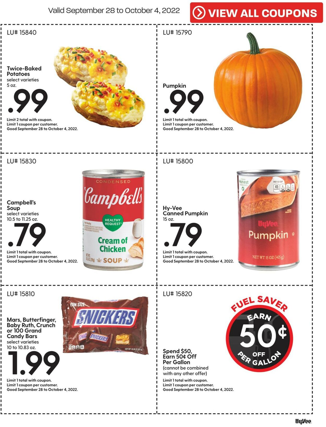 HyVee Ad from 09/01/2022