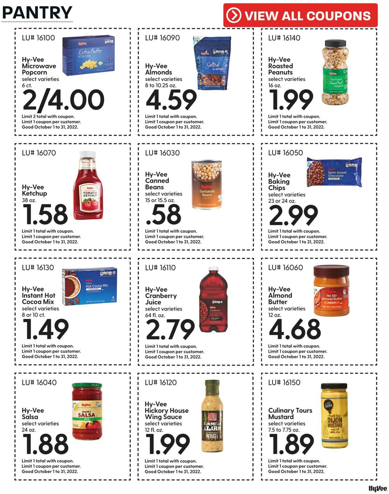 HyVee Ad from 10/01/2022