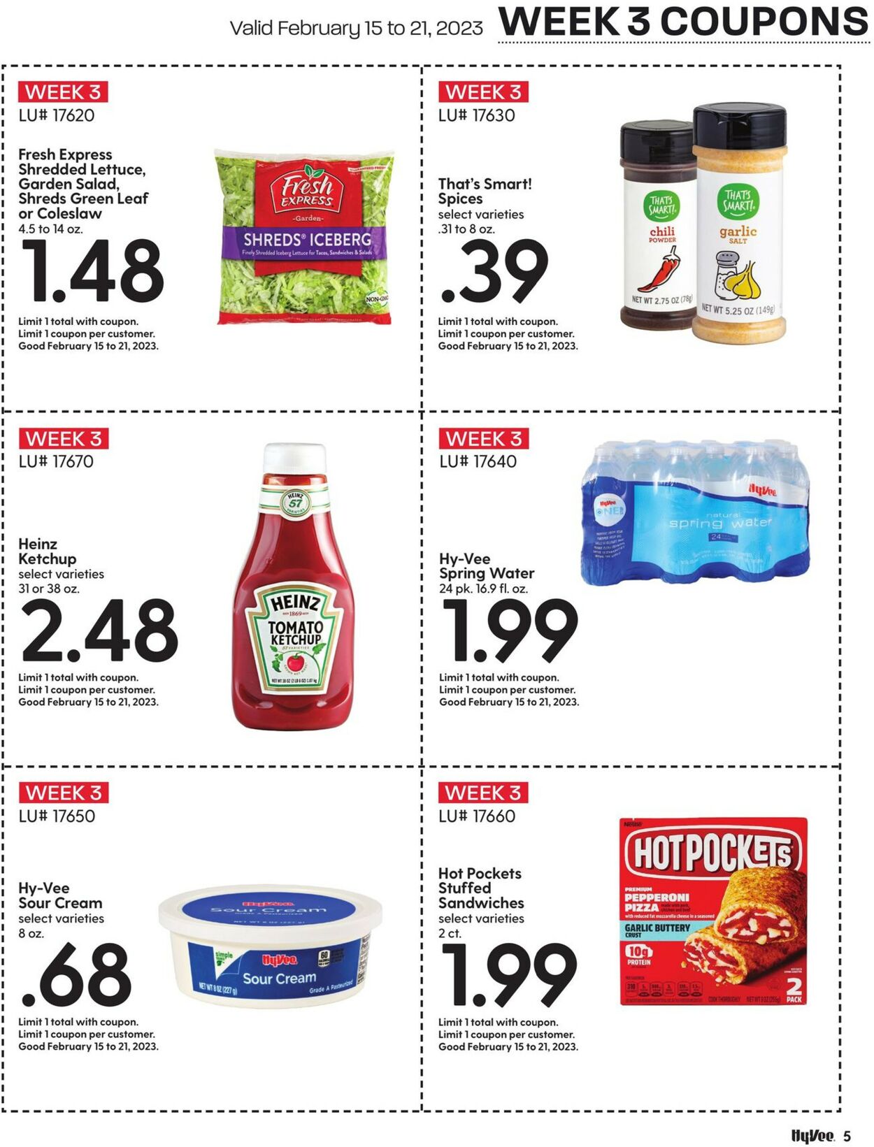 HyVee Ad from 02/01/2023