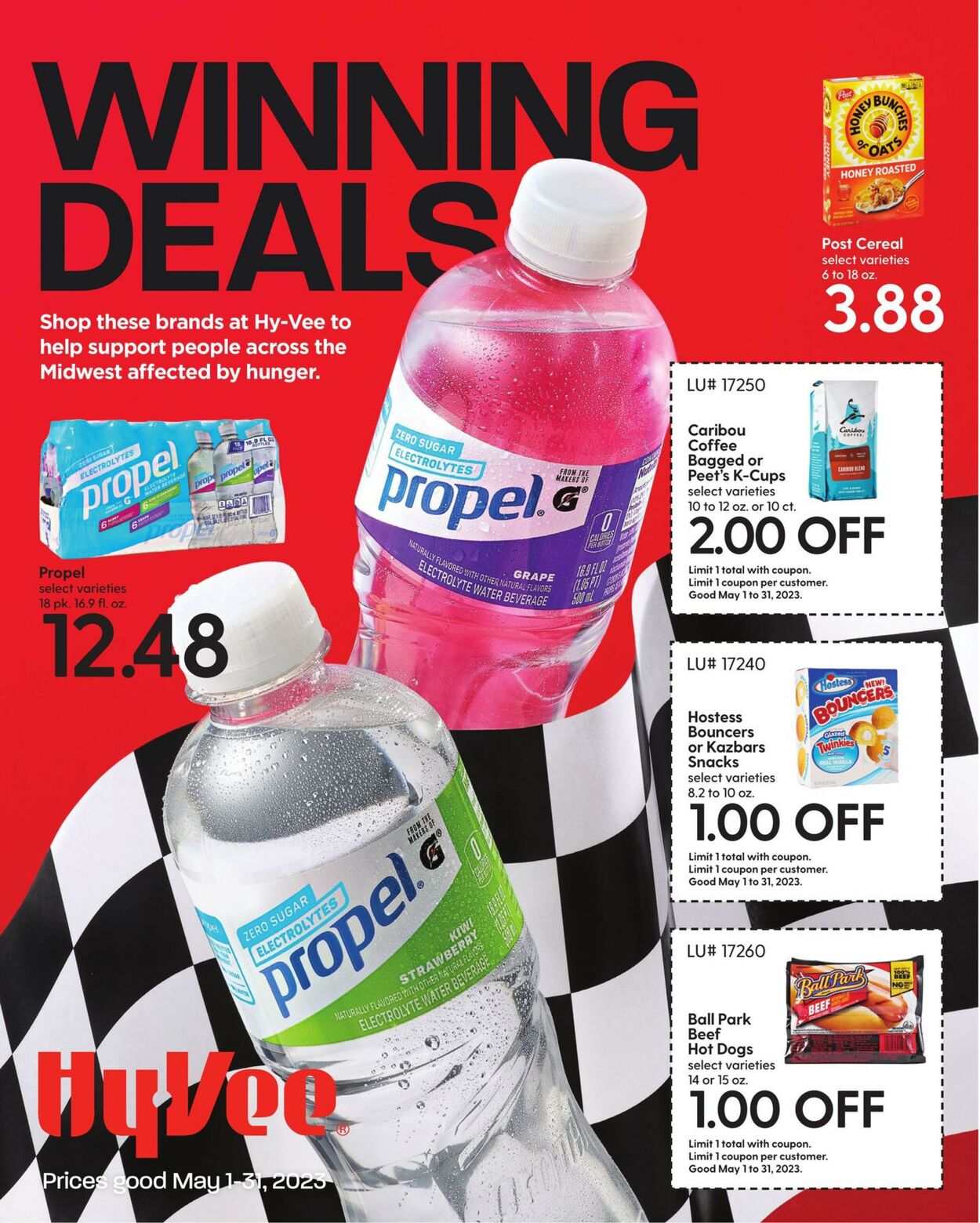 HyVee Ad from 05/01/2023