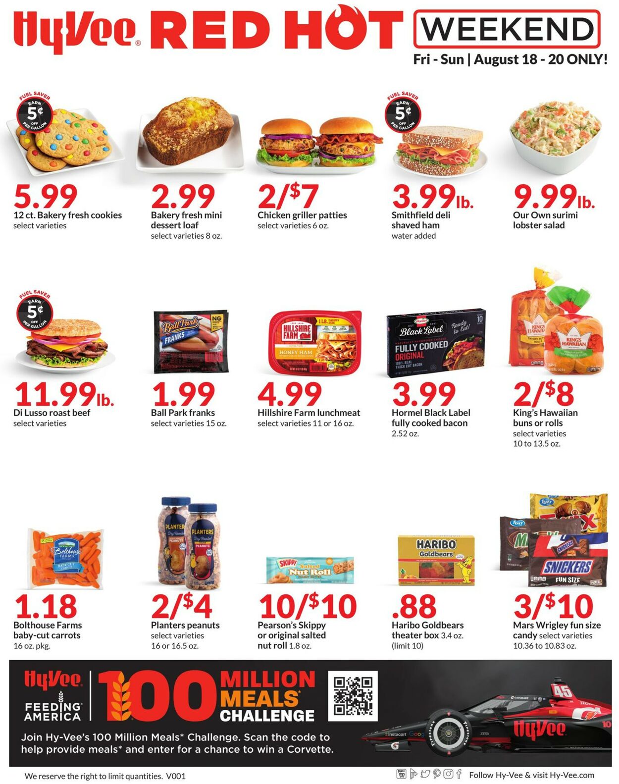 HyVee Ad from 08/18/2023