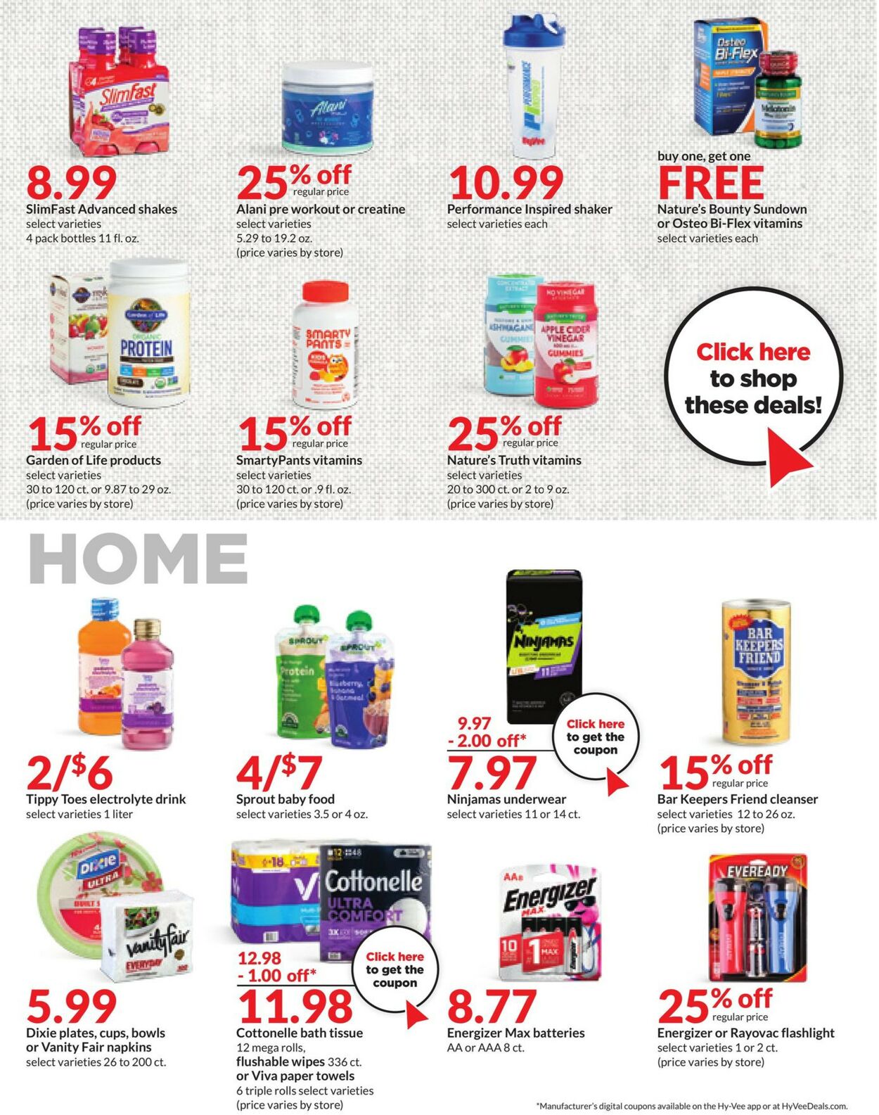 HyVee Ad from 08/21/2023