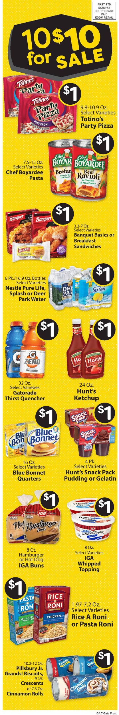 IGA Ad from 05/28/2019