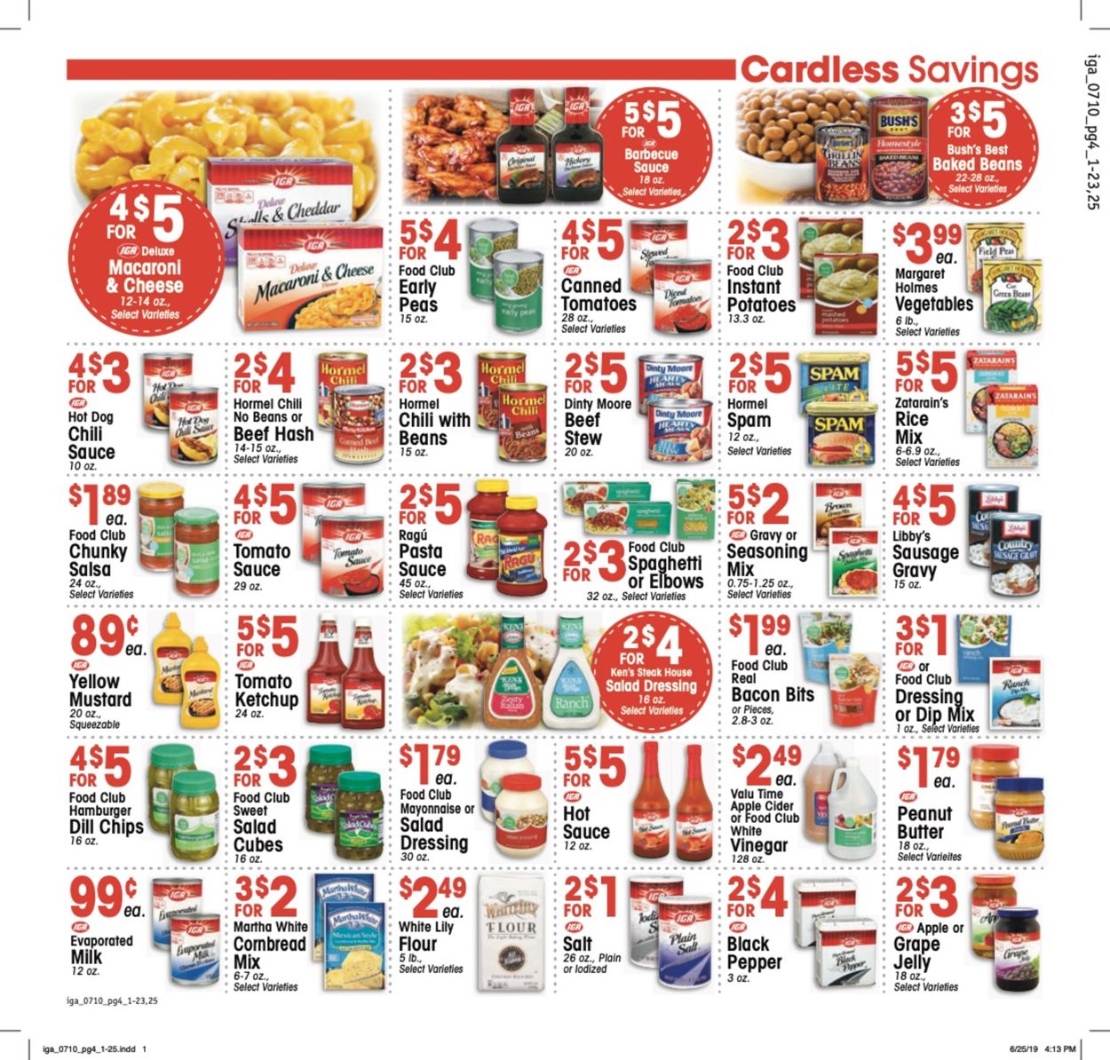 IGA Ad from 07/10/2019