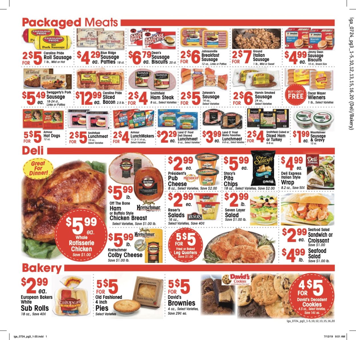 IGA Ad from 07/24/2019