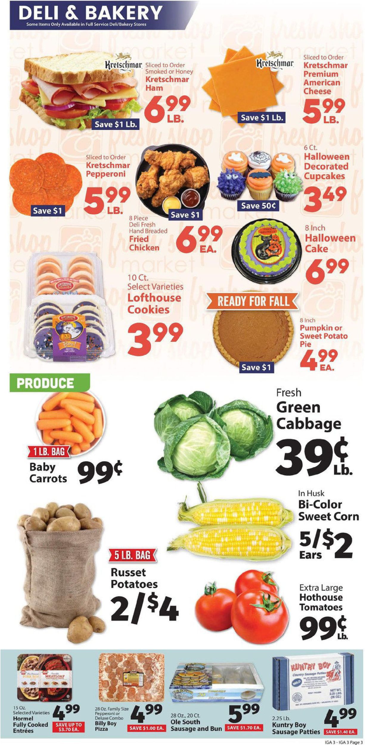 IGA Ad from 10/28/2019