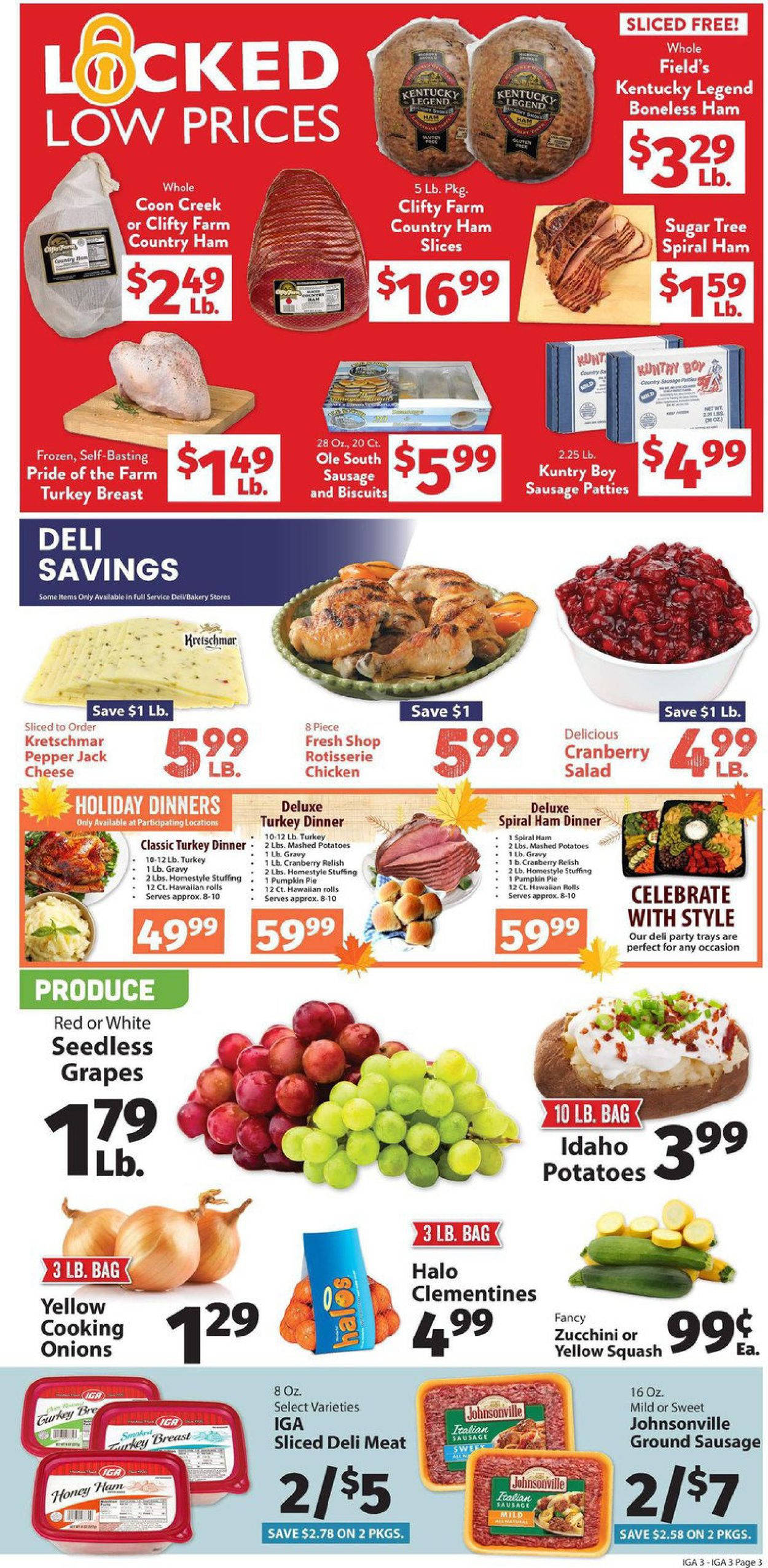 IGA Ad from 11/11/2019