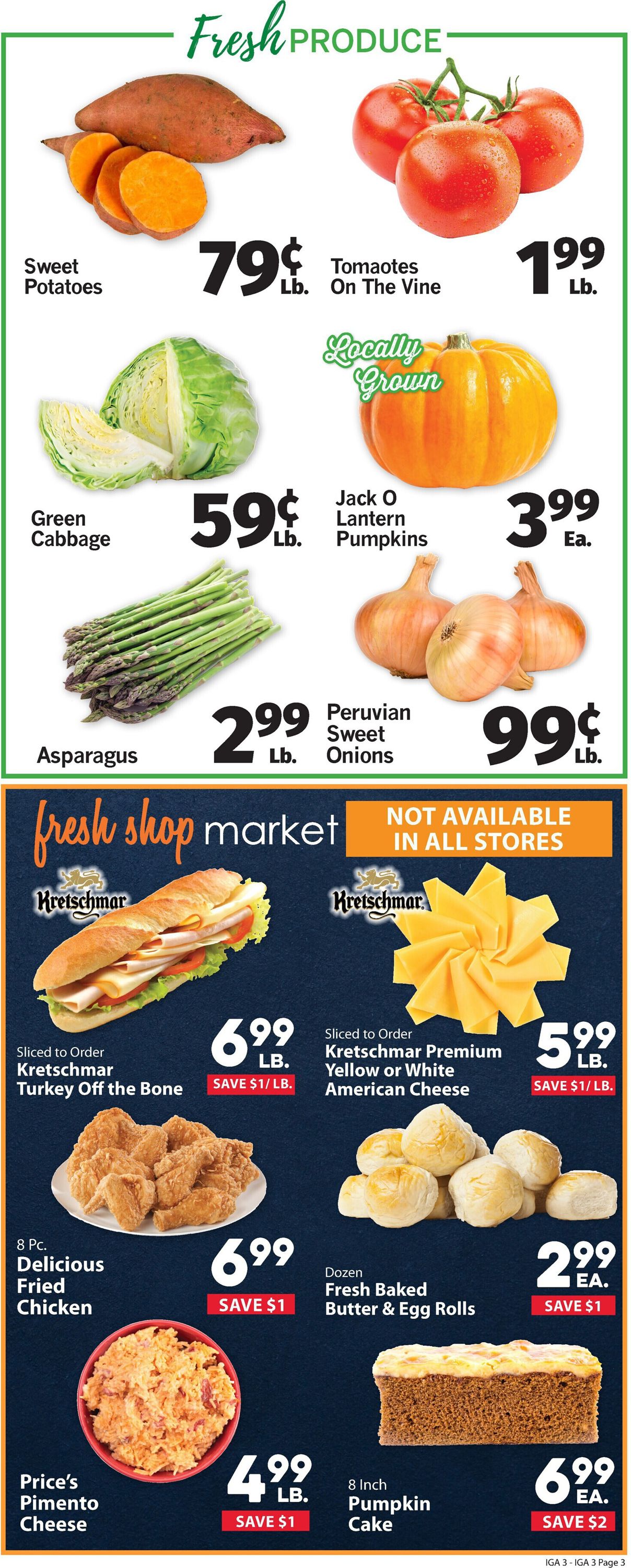 IGA Ad from 10/07/2020
