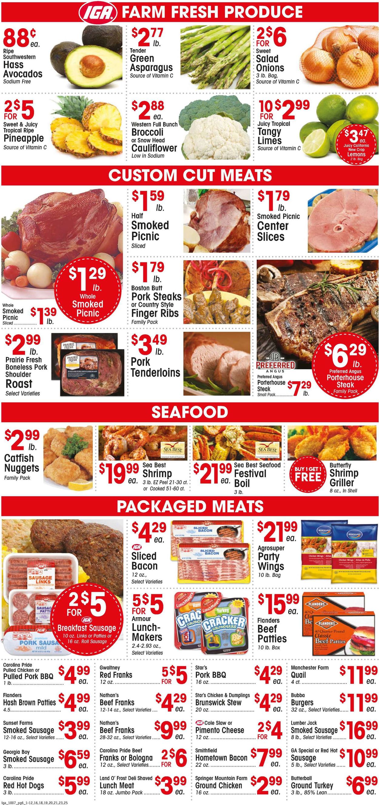 IGA Ad from 10/07/2020