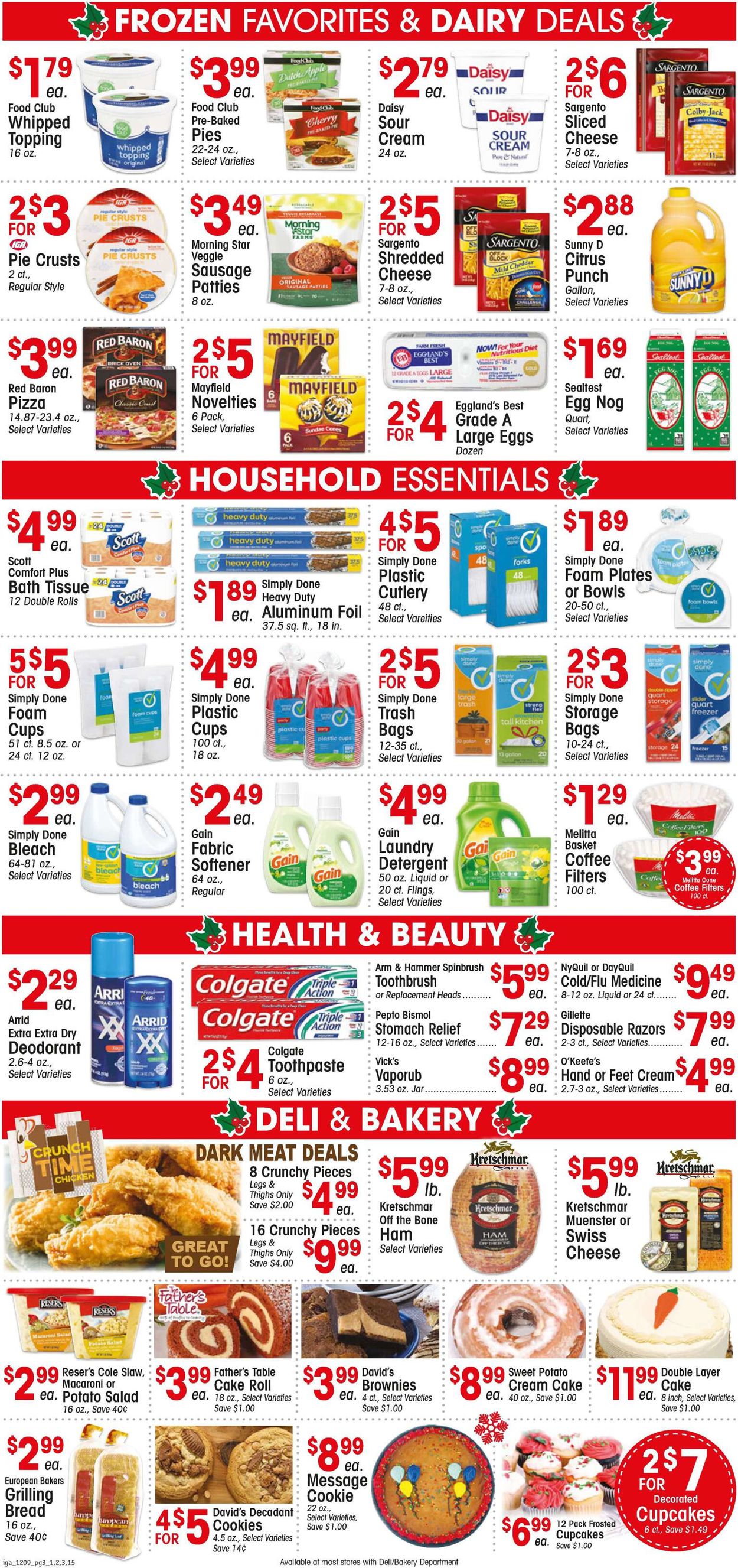 IGA Ad from 12/09/2020