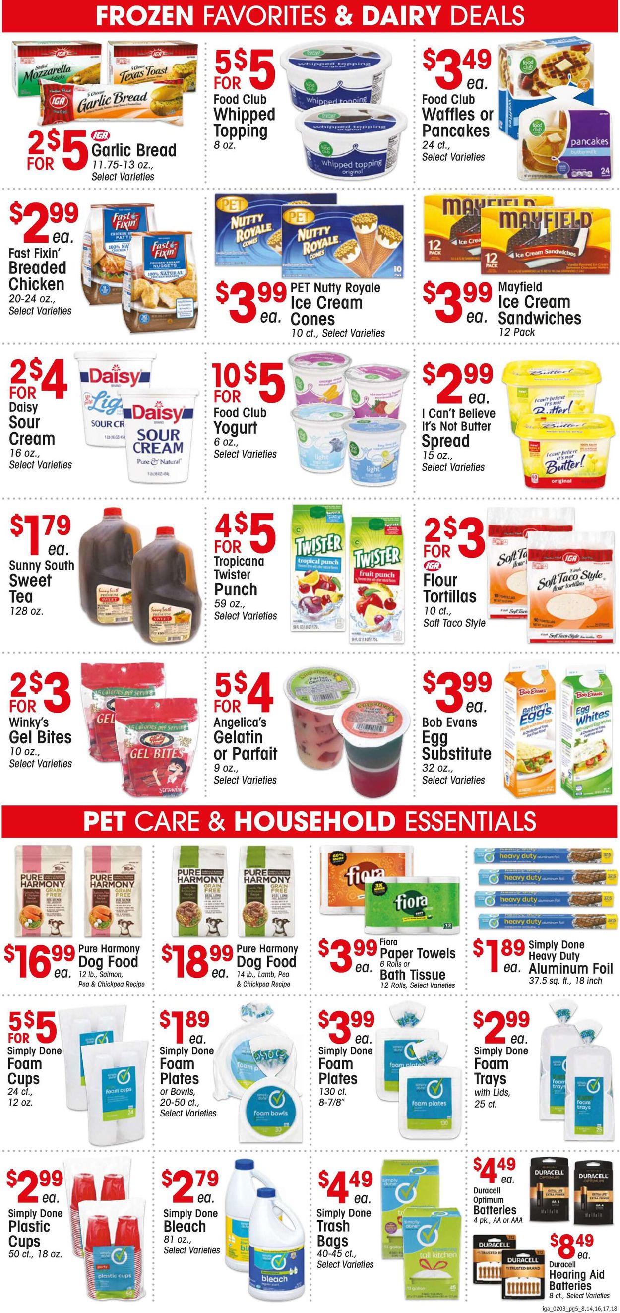IGA Ad from 02/03/2021