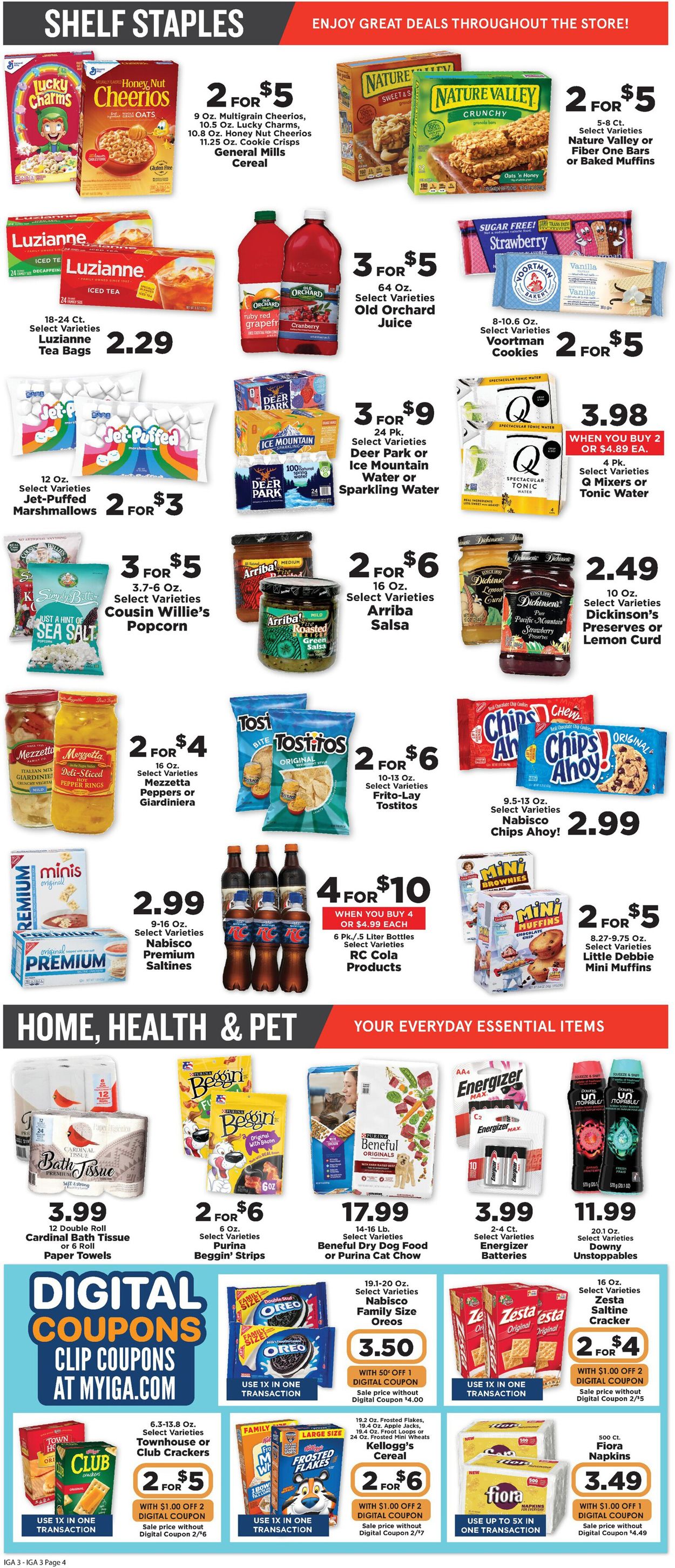 IGA Ad from 09/01/2021
