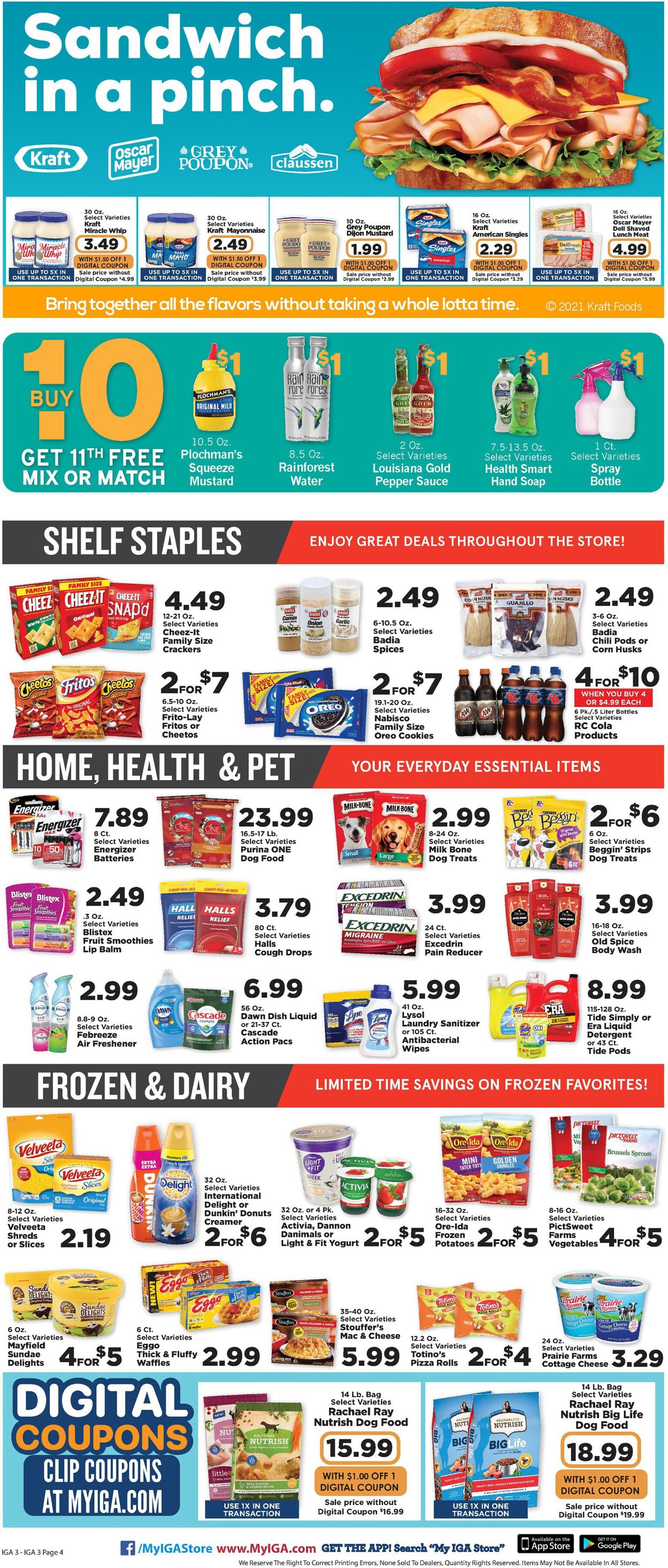 IGA Ad from 10/20/2021