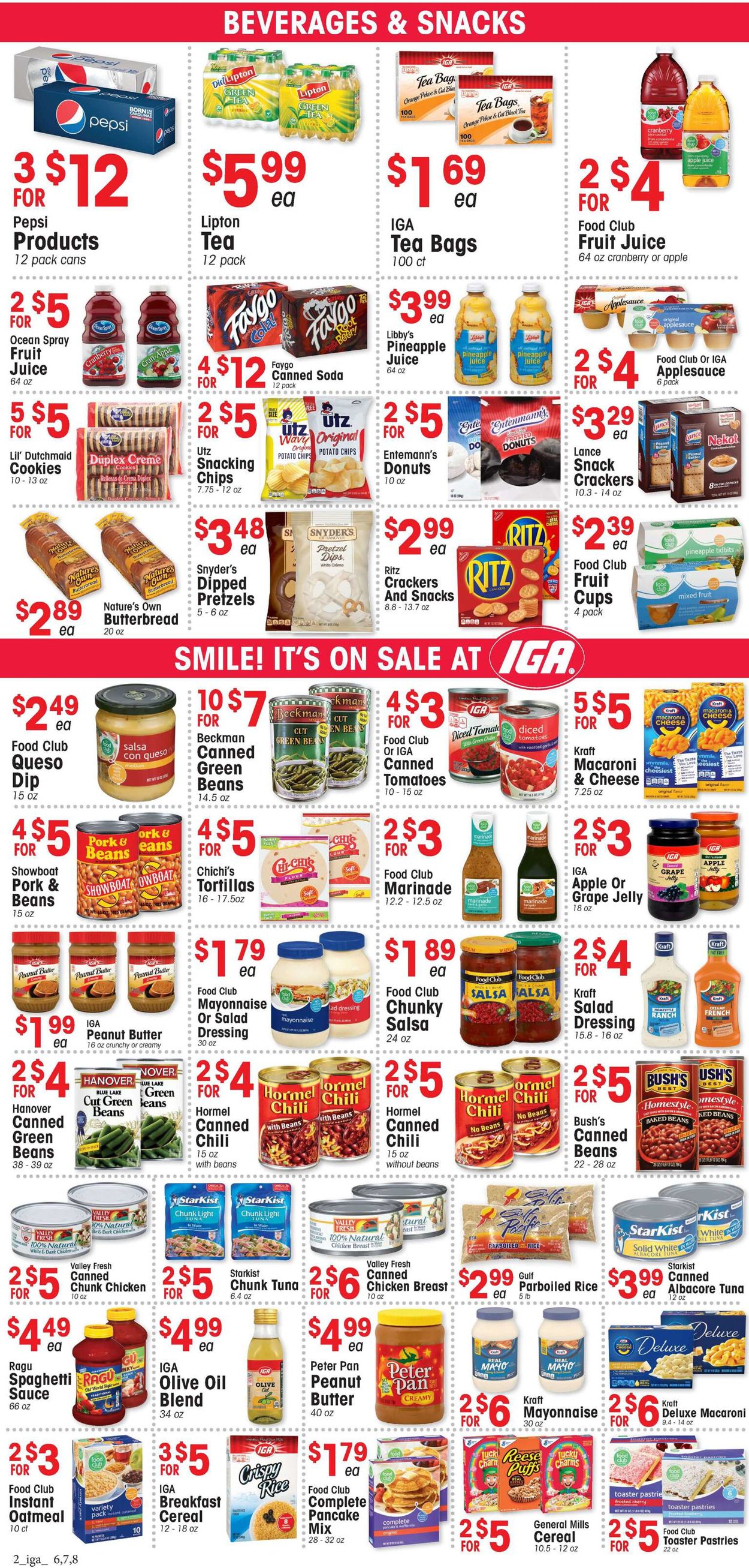 IGA Ad from 02/09/2022