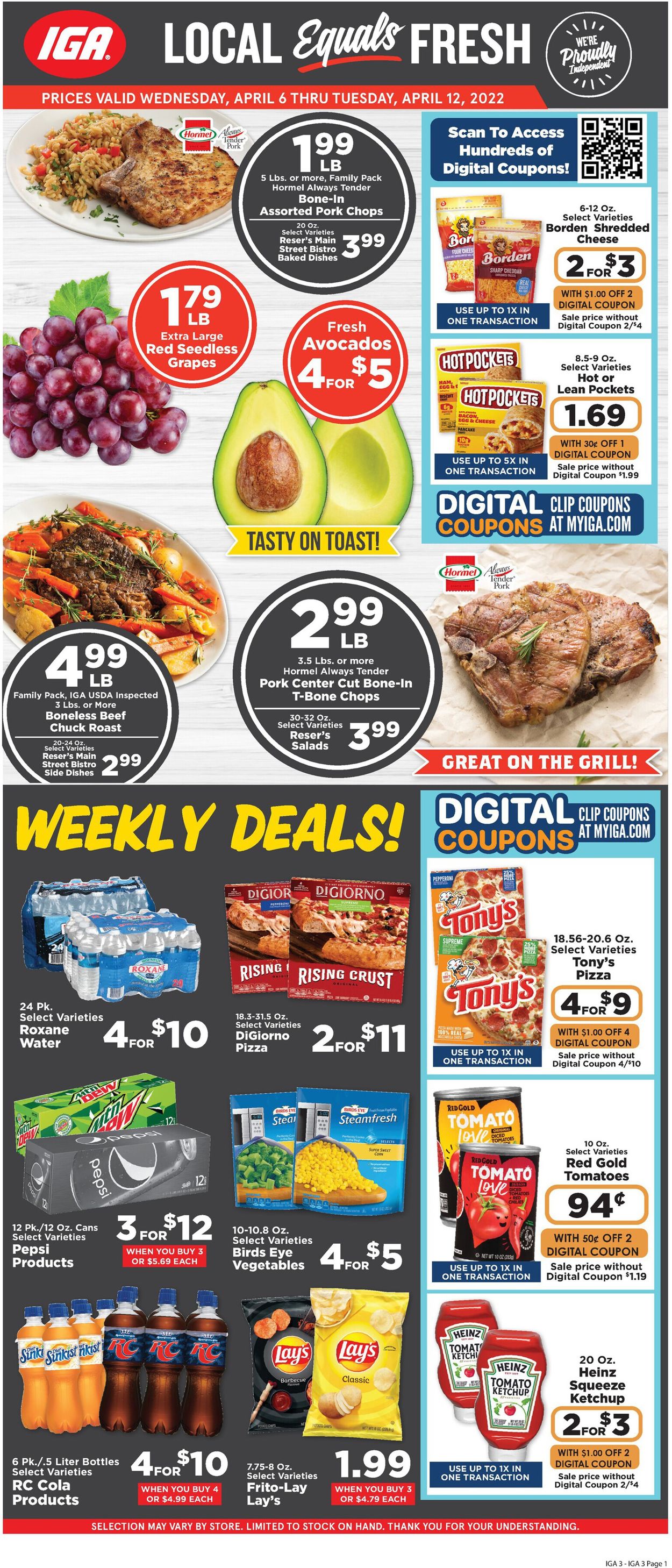 IGA Ad from 04/06/2022