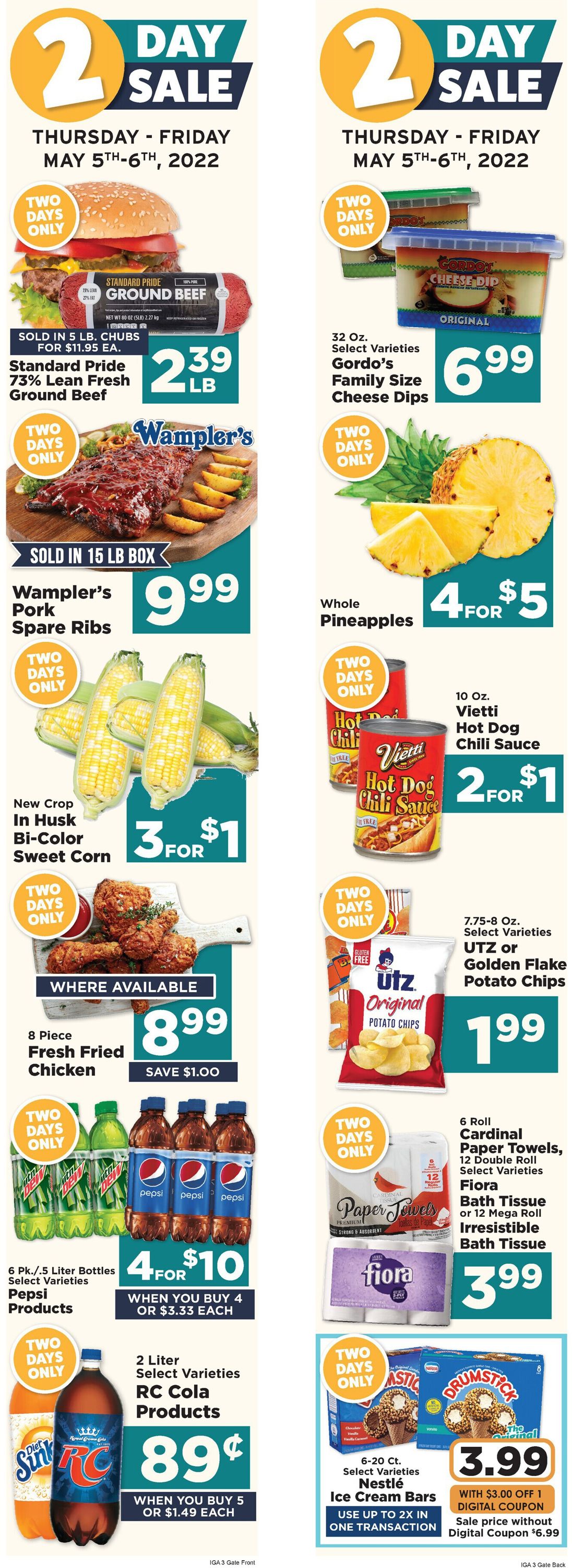 IGA Ad from 05/04/2022