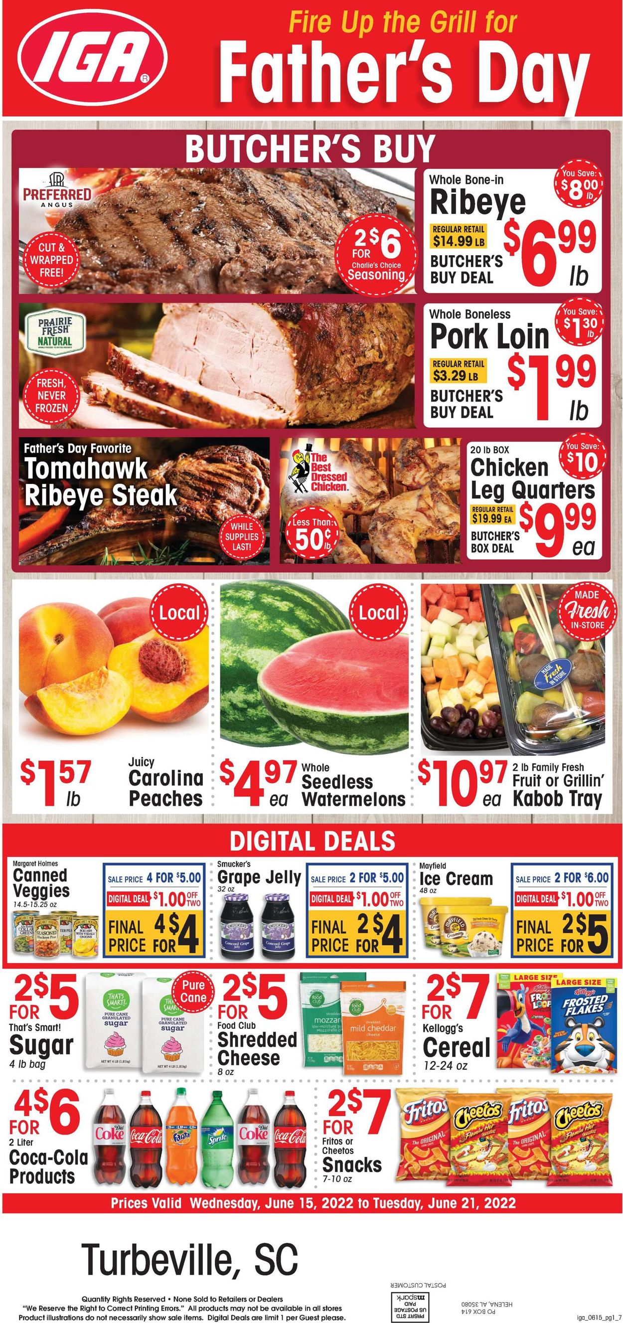 IGA Ad from 06/15/2022