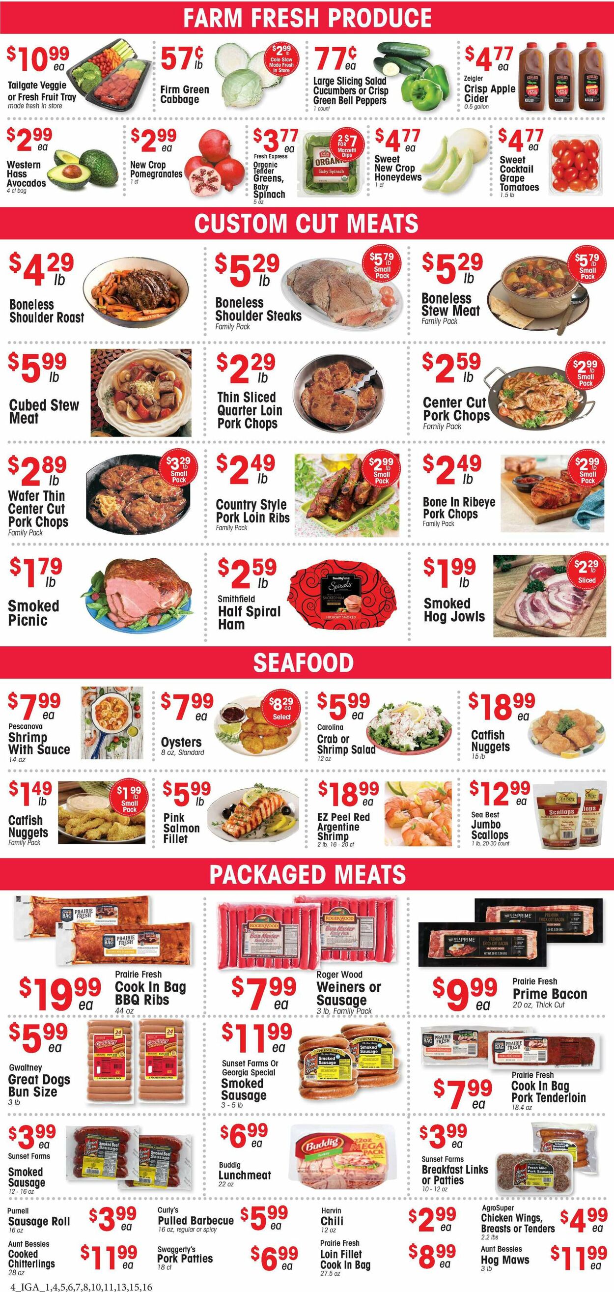 IGA Ad from 11/30/2022