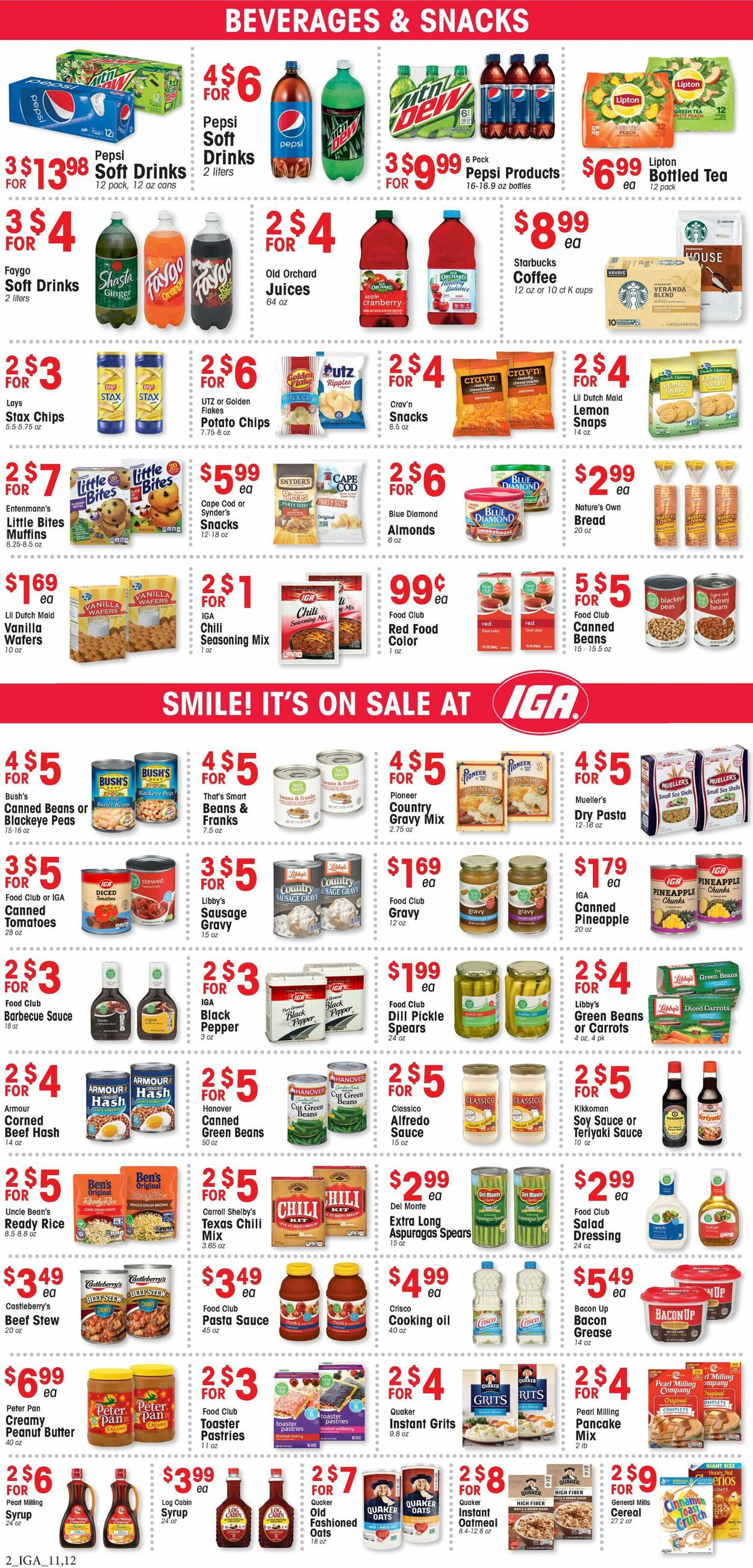IGA Ad from 02/01/2023